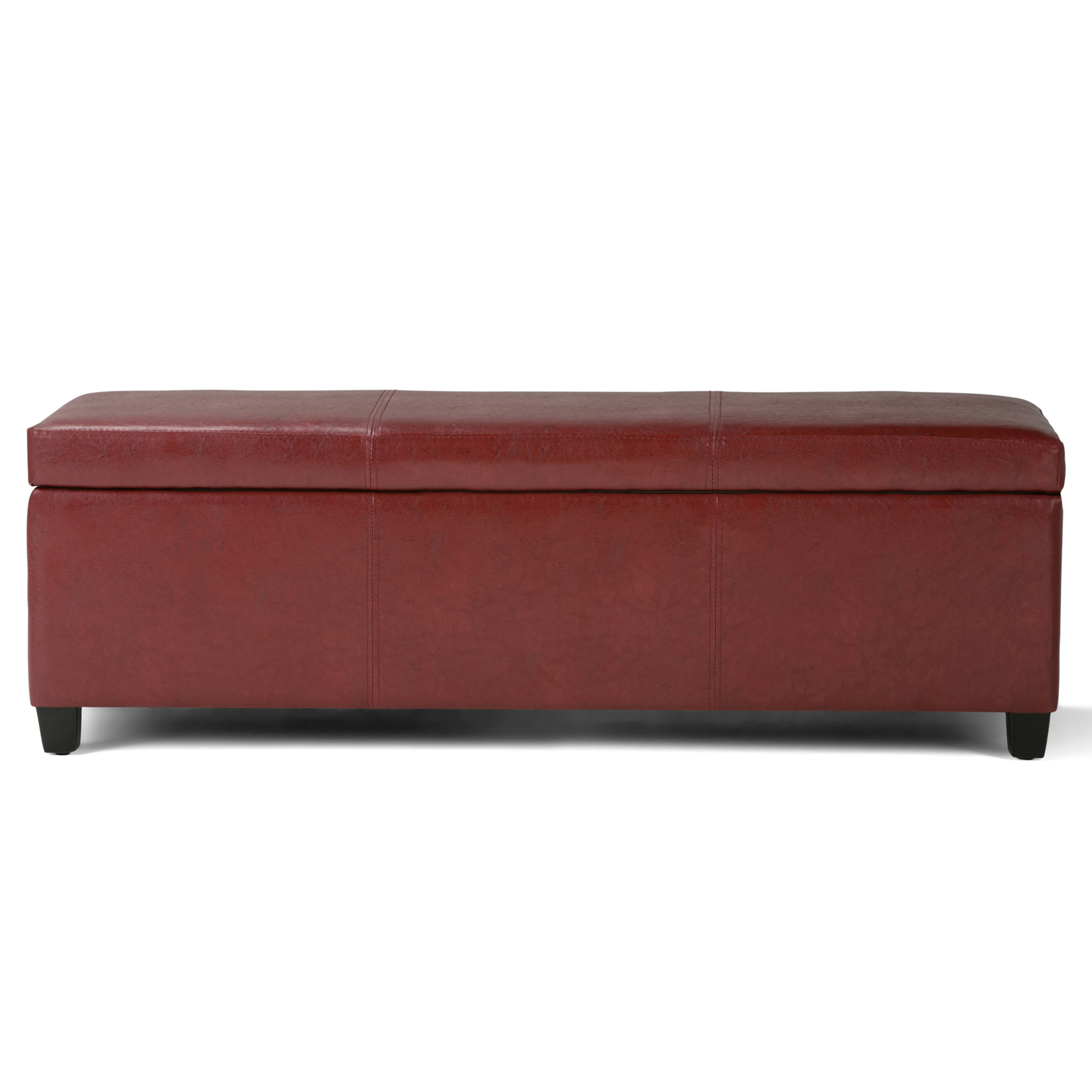Simpli Home Avalon Large Rectangular Storage Ottoman & Reviews | Wayfair