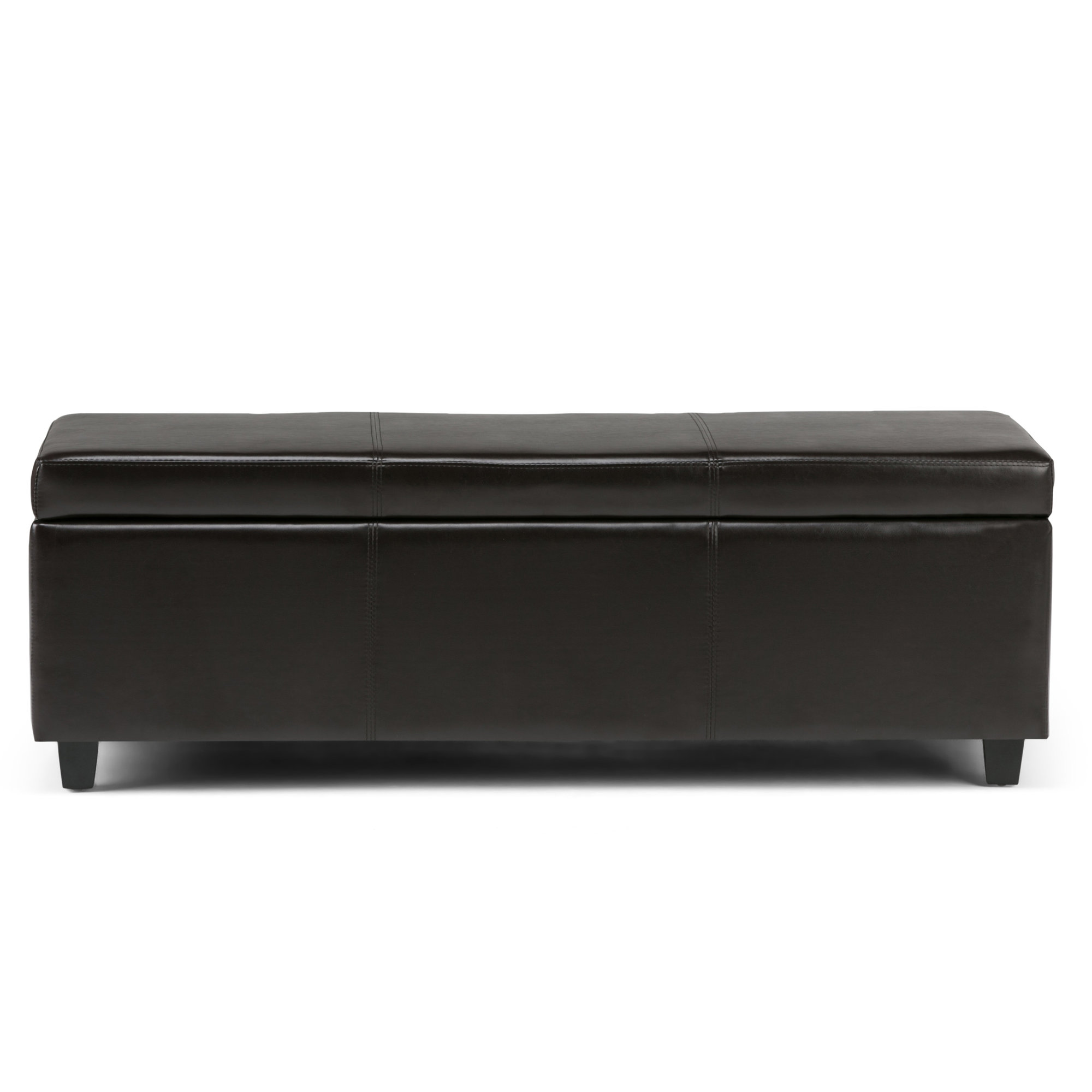 Simpli Home Avalon Large Rectangular Storage Ottoman & Reviews Wayfair