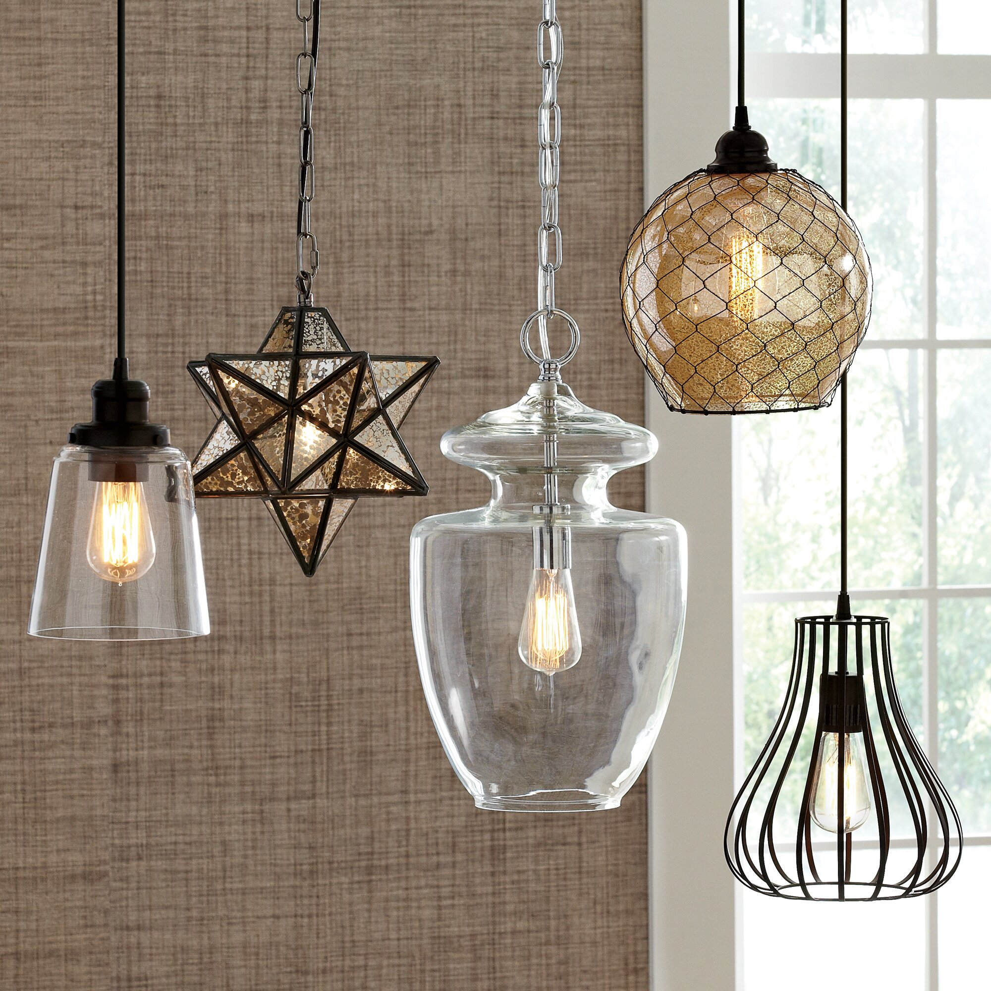 Charlton 1-Light Foyer Pendant & Reviews | AllModern