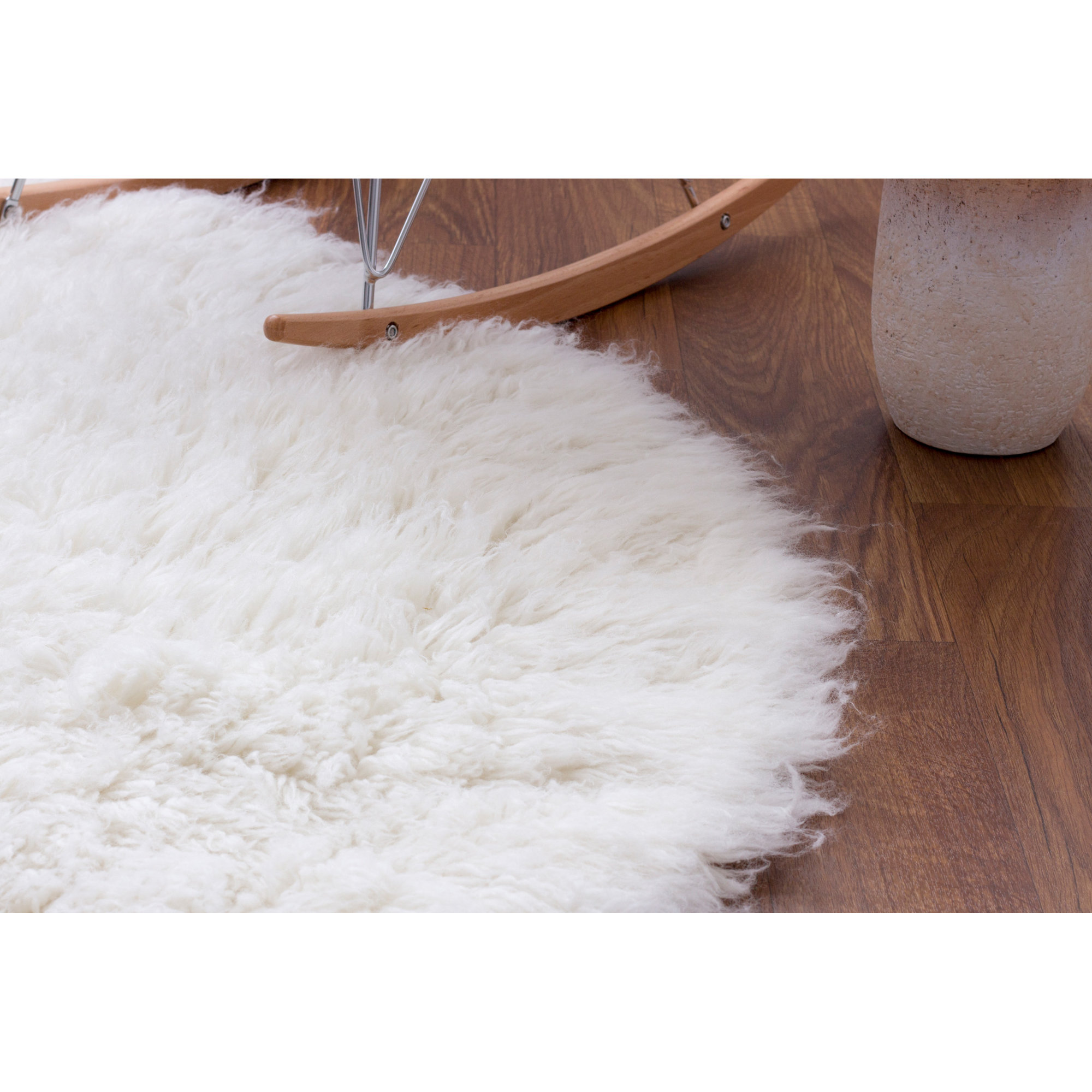 Super Area Rugs Handmade White Area Rug & Reviews Wayfair