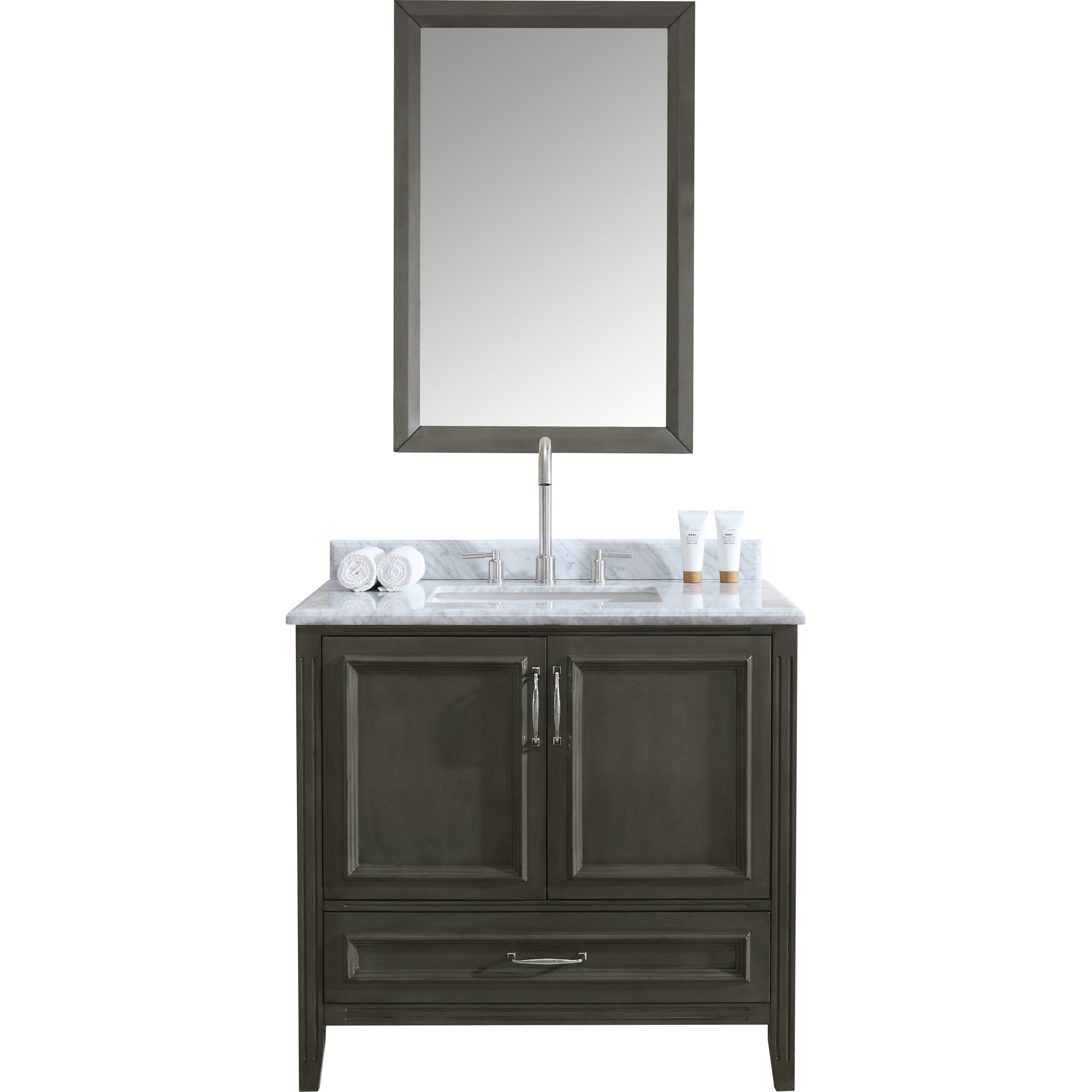 Ari Kitchen & Bath Jude 36" Single Bathroom Vanity Set & Reviews Wayfair