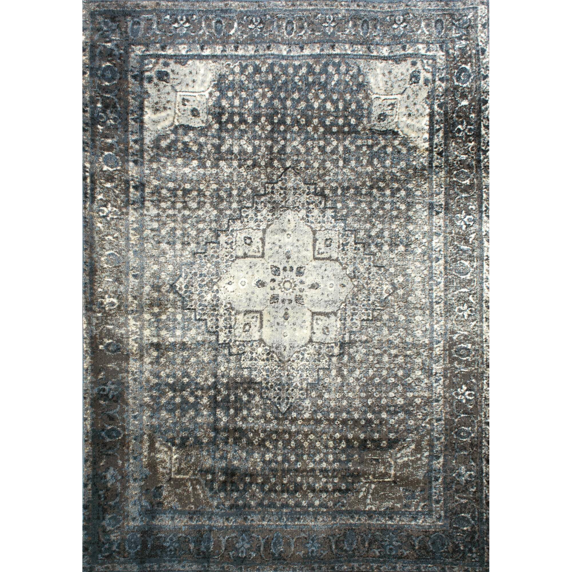 Pascoe Blue Grey & Silver Area Rug & Reviews