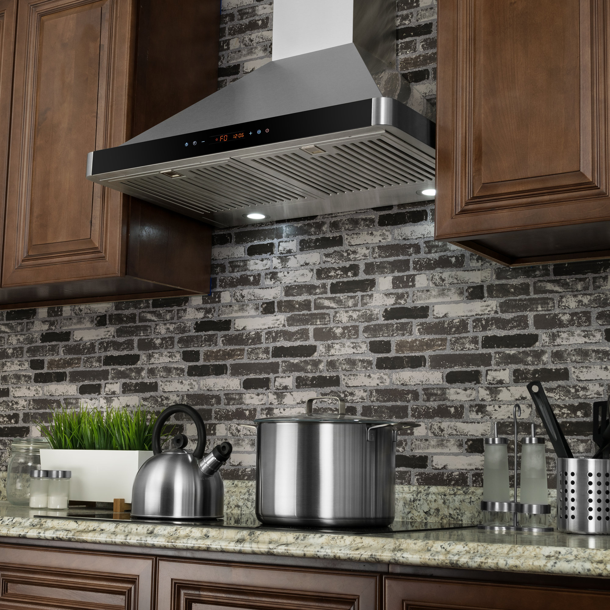 AKDY 30" 400 CFM Convertible Wall Mount Range Hood Wayfair