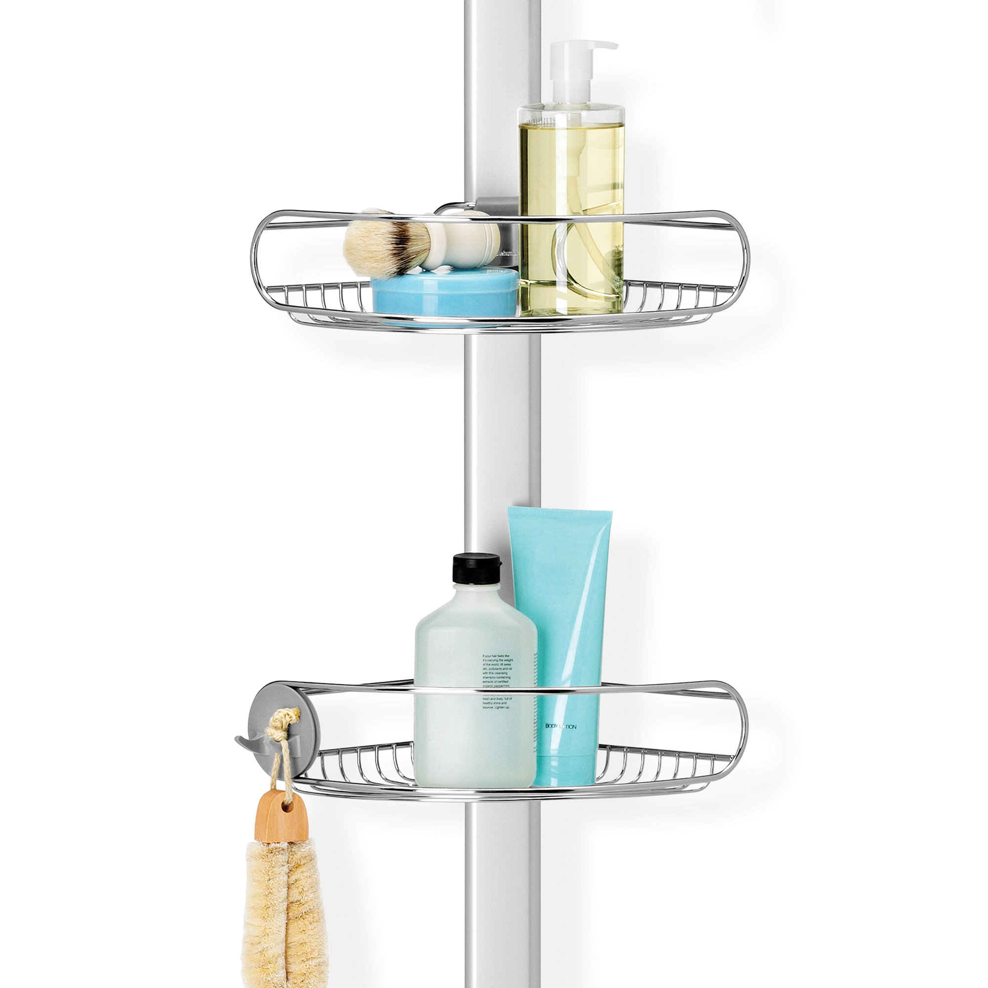 simplehuman Adjustable Tension Shower Caddy & Reviews Wayfair