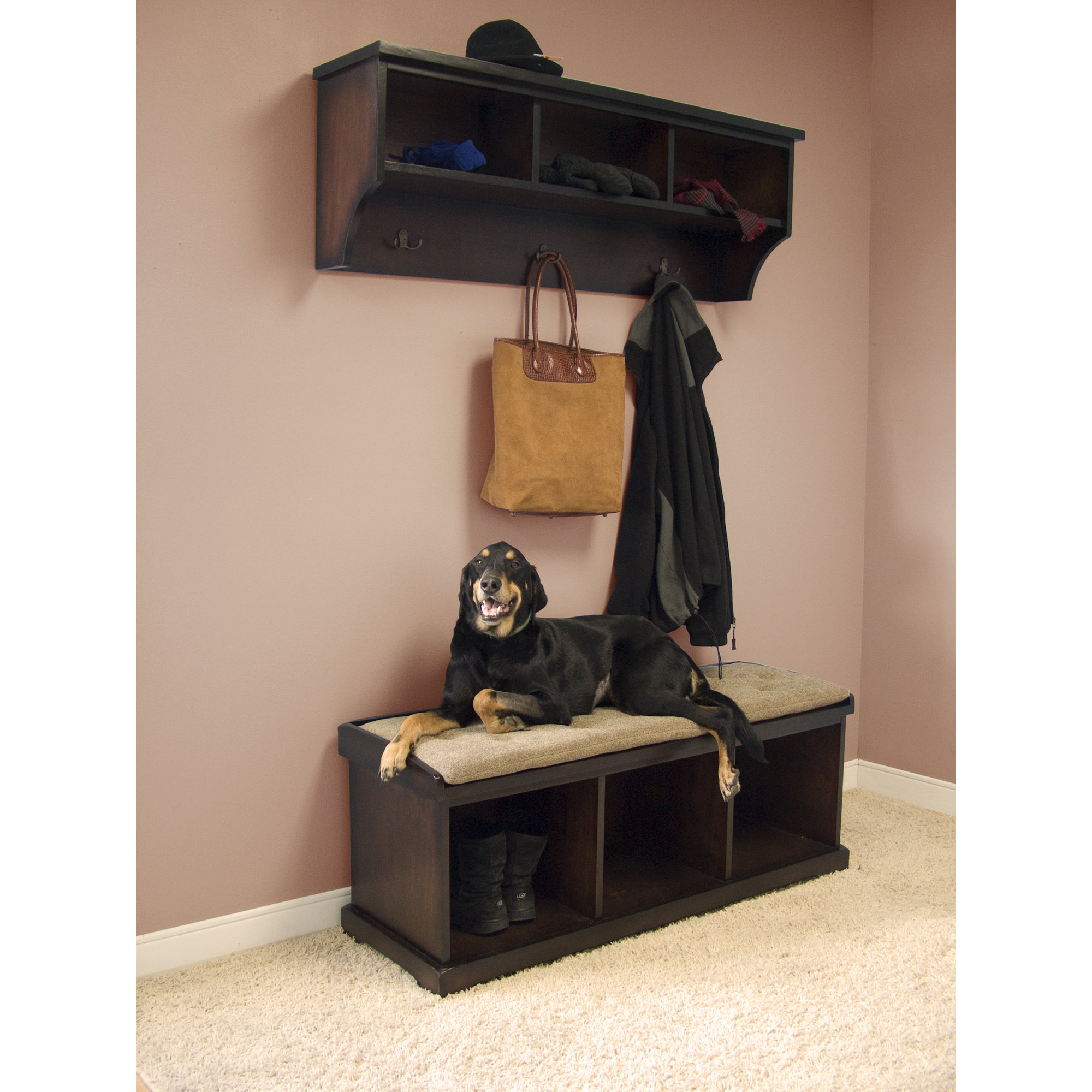 Epoch Design Brookwood Wooden 2 Piece Hall Tree & Reviews Wayfair