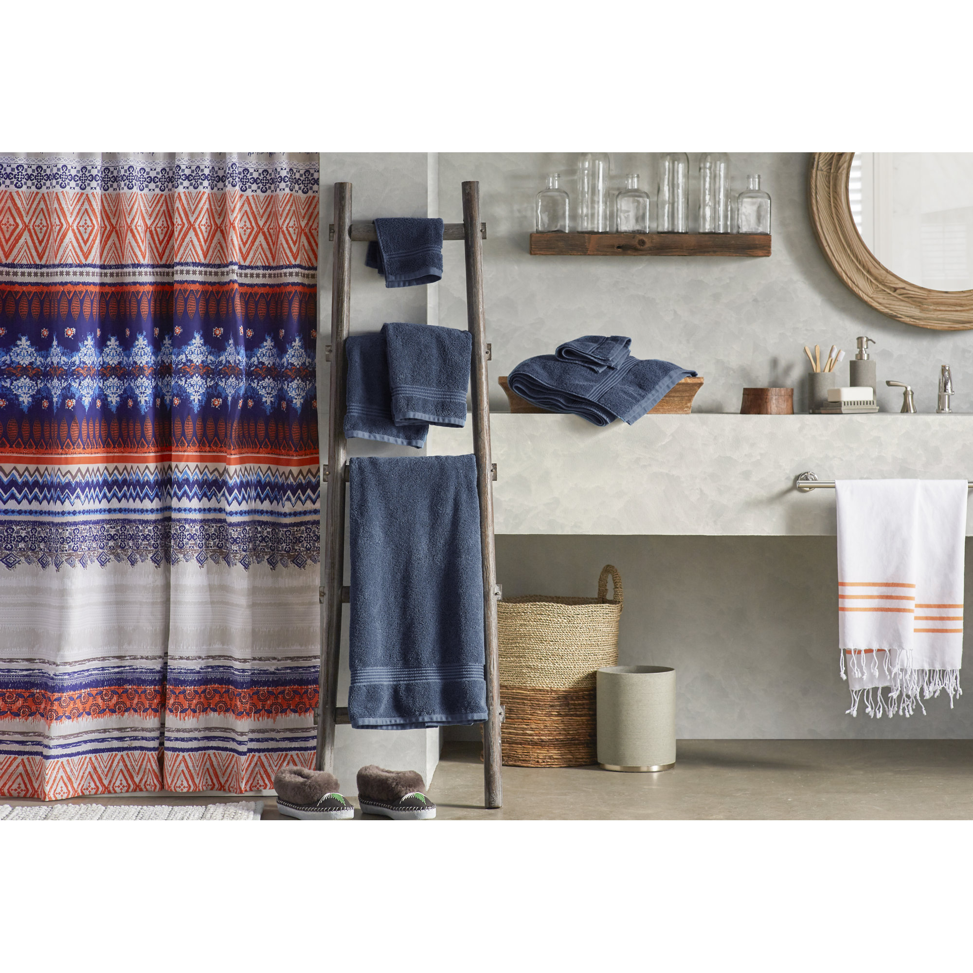 Greenland Home Fashions Urban Boho Shower Curtain & Reviews Wayfair