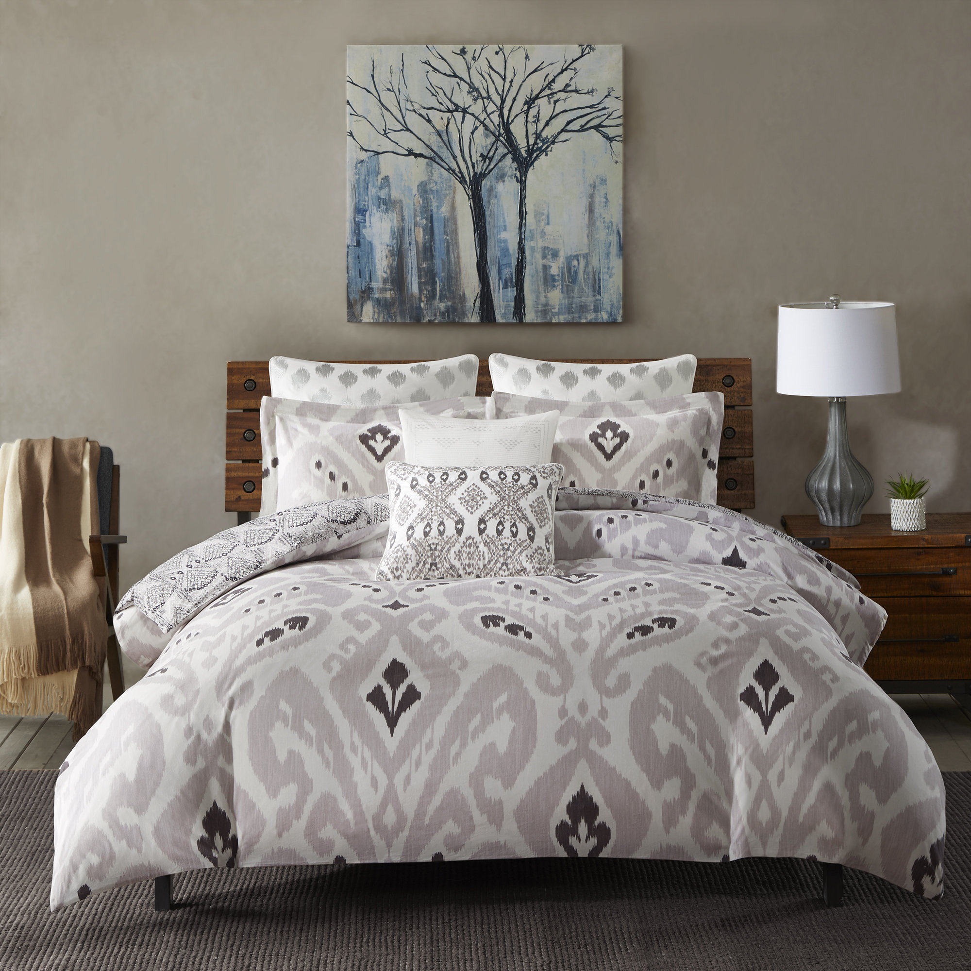 Ink Ivy Sasha 3 Piece Duvet Cover Mini Set Reviews Wayfair Sasha 3 Piece Duvet Cover Mini Set