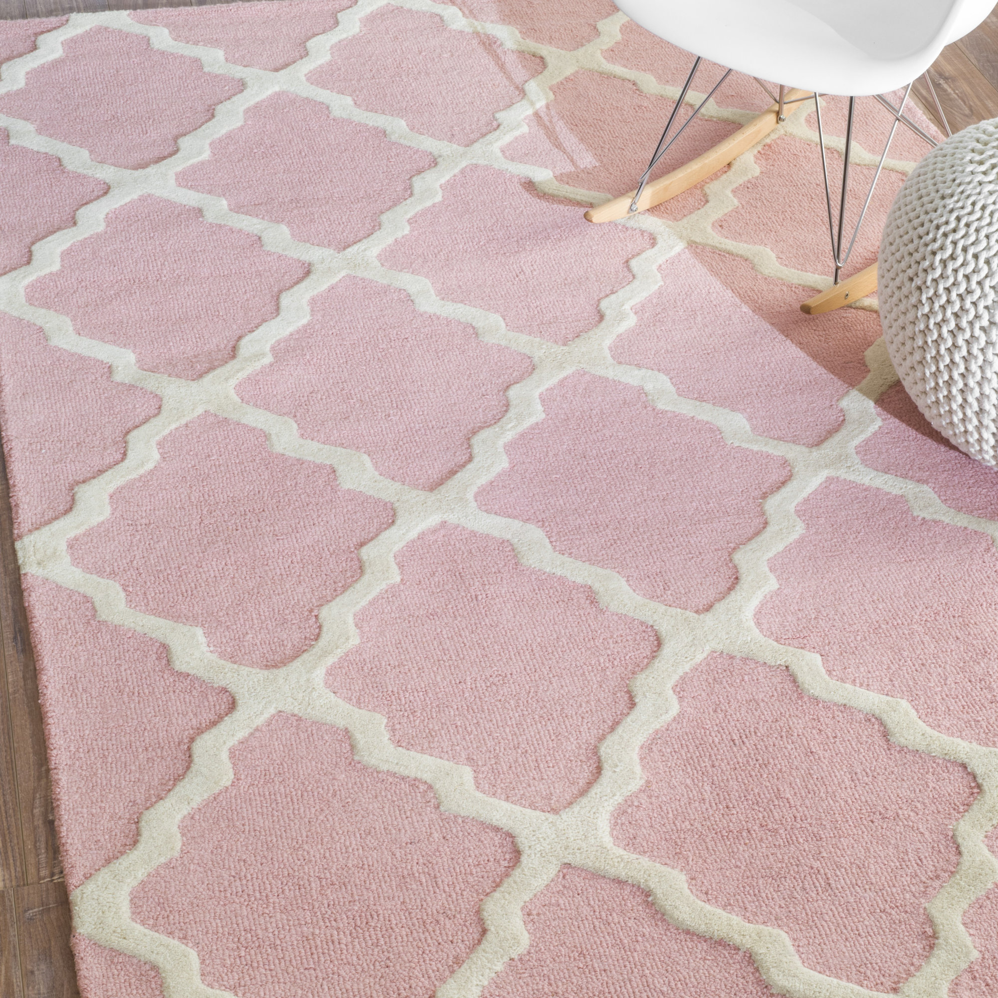 Viv + Rae Kristen Baby Pink Area Rug & Reviews Wayfair