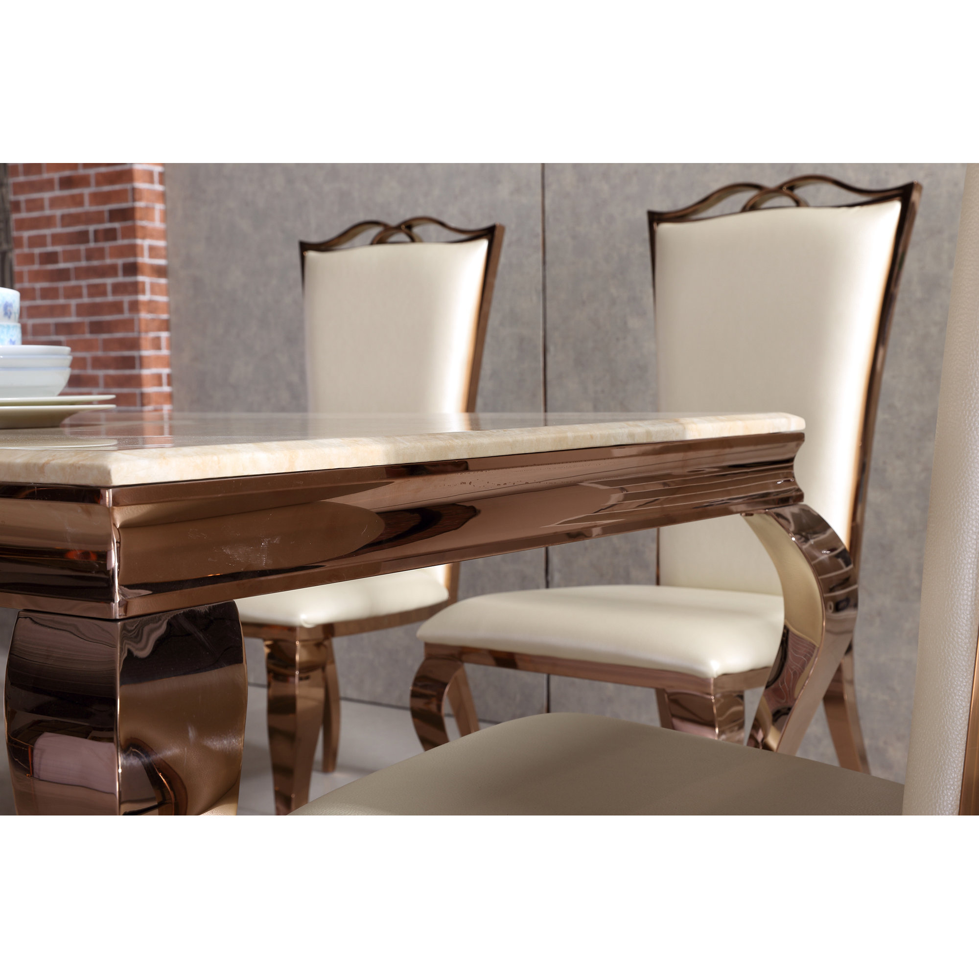 Derry's Julia Dining Table and 6 Chairs & Reviews Wayfair.co.uk