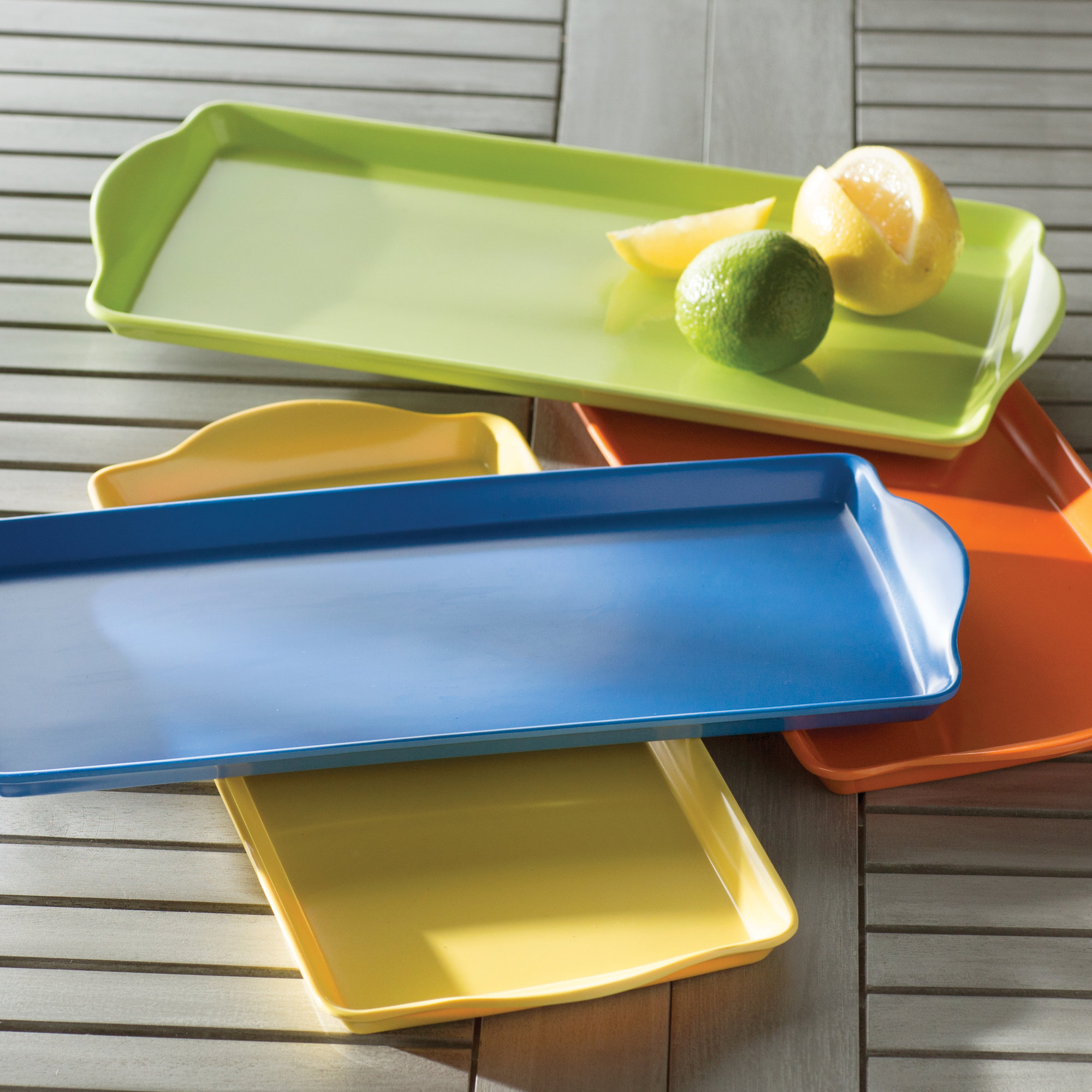 Wayfair Basics™ Wayfair Basics Tidbit Rectangular Serving Tray & Reviews Wayfair