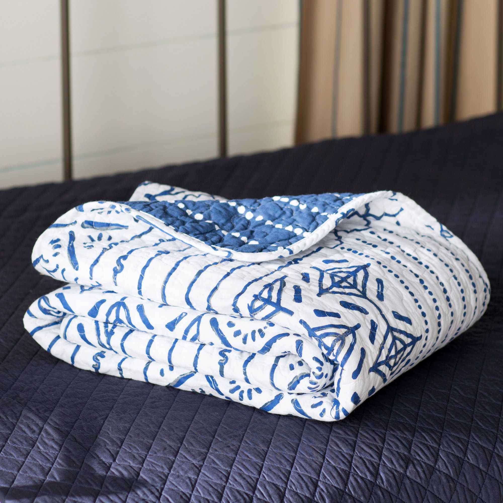 Laurel Foundry Modern Farmhouse Hawthorn Cotton Throw Blanket & Reviews