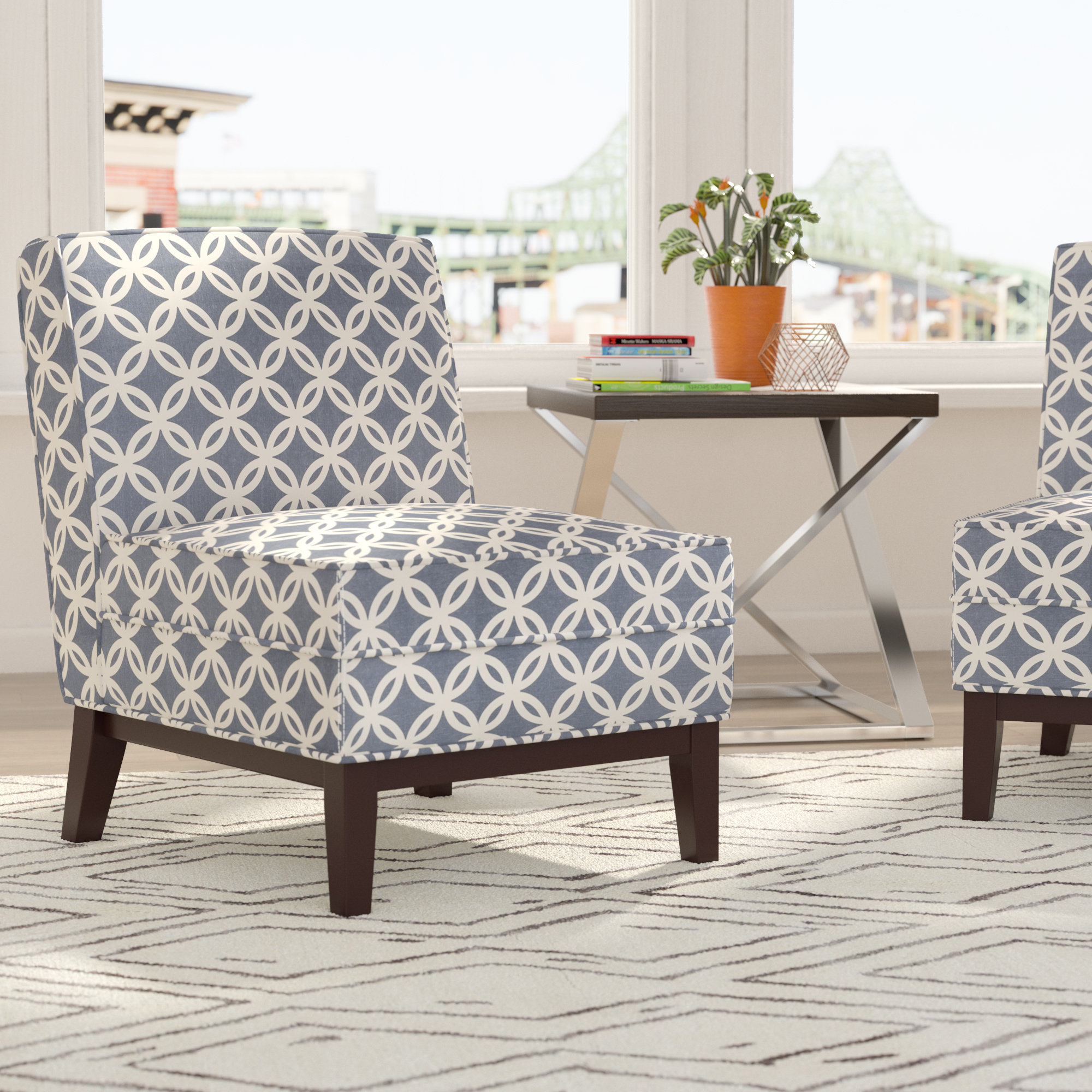 Brayden Studio Mayberry Blue Slipper Chair Reviews Wayfair - Mayberry Blue Slipper Chair brayden studio mayberry blue slipper chair reviews wayfair - mayberry blue slipper chair