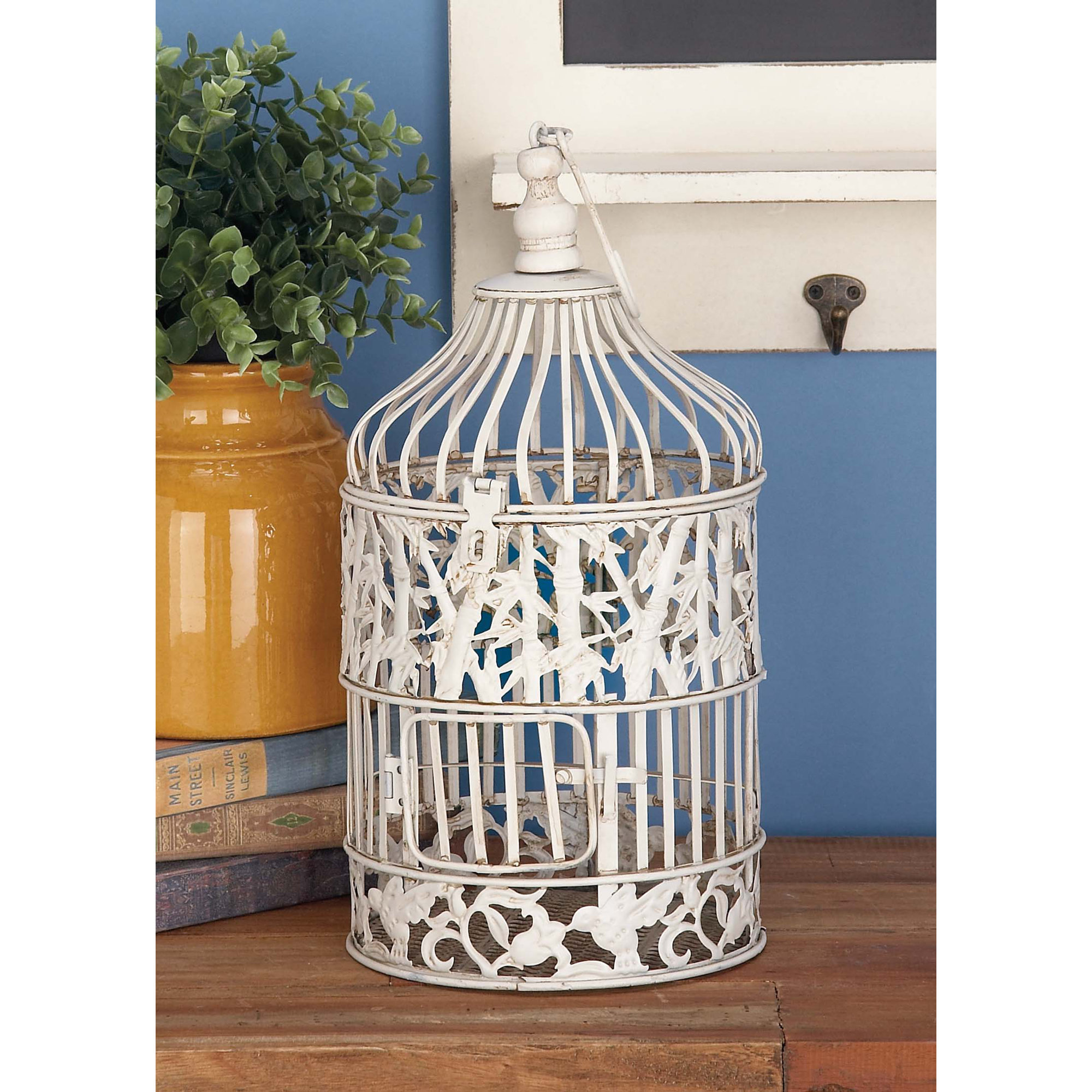 Woodland Imports 2 Piece Decorative Metal Bird Cage Set & Reviews Wayfair