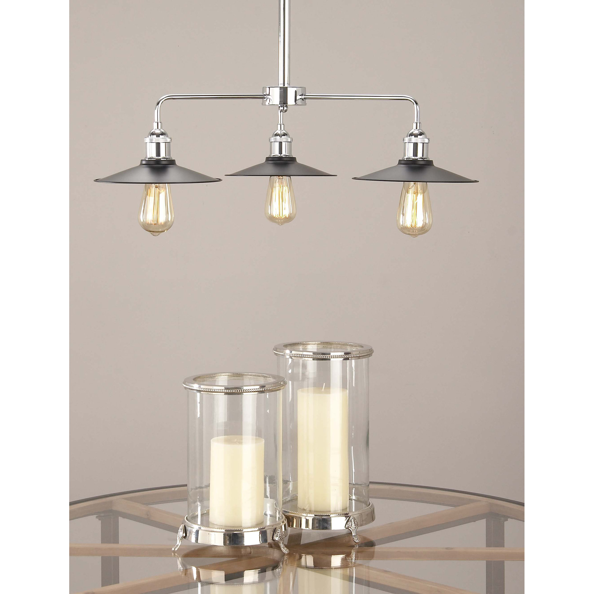 Cole & Grey Metal 3-Light Kitchen Island Pendant | Wayfair.ca