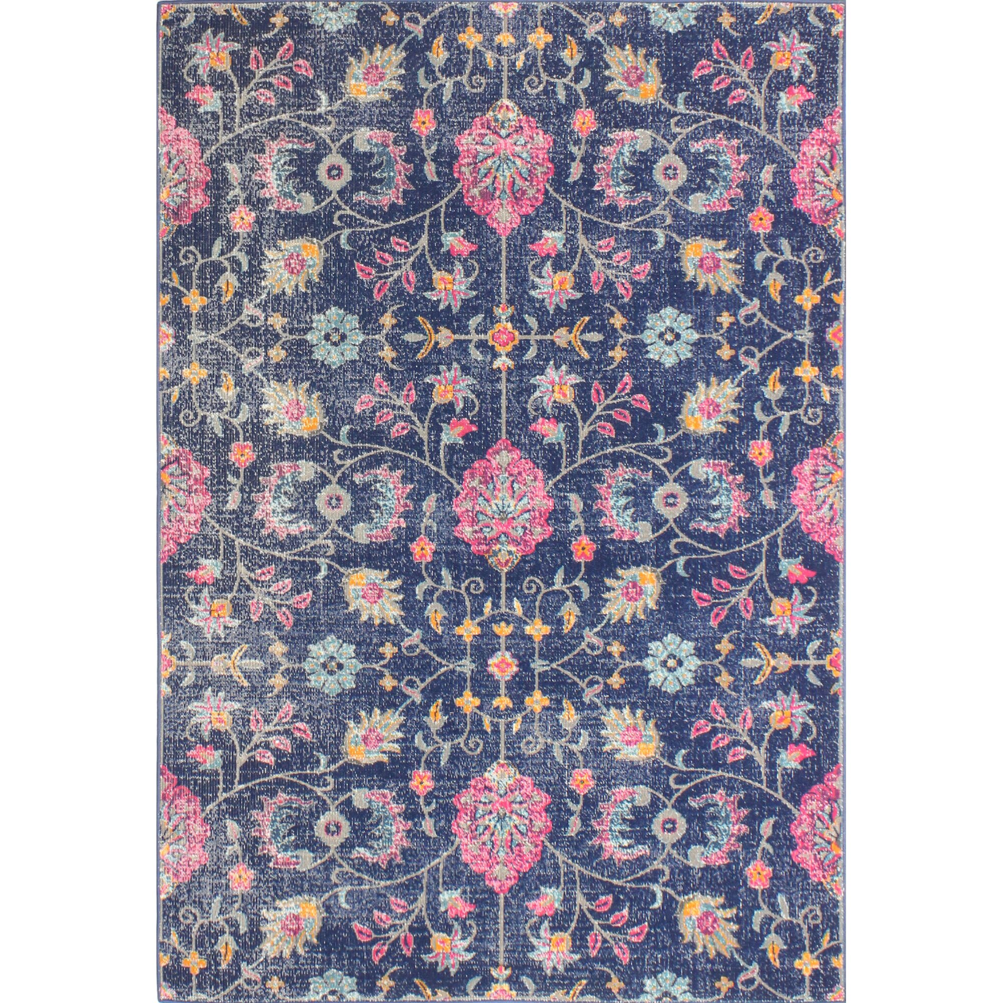 Roddin Dark Blue Area Rug & Reviews