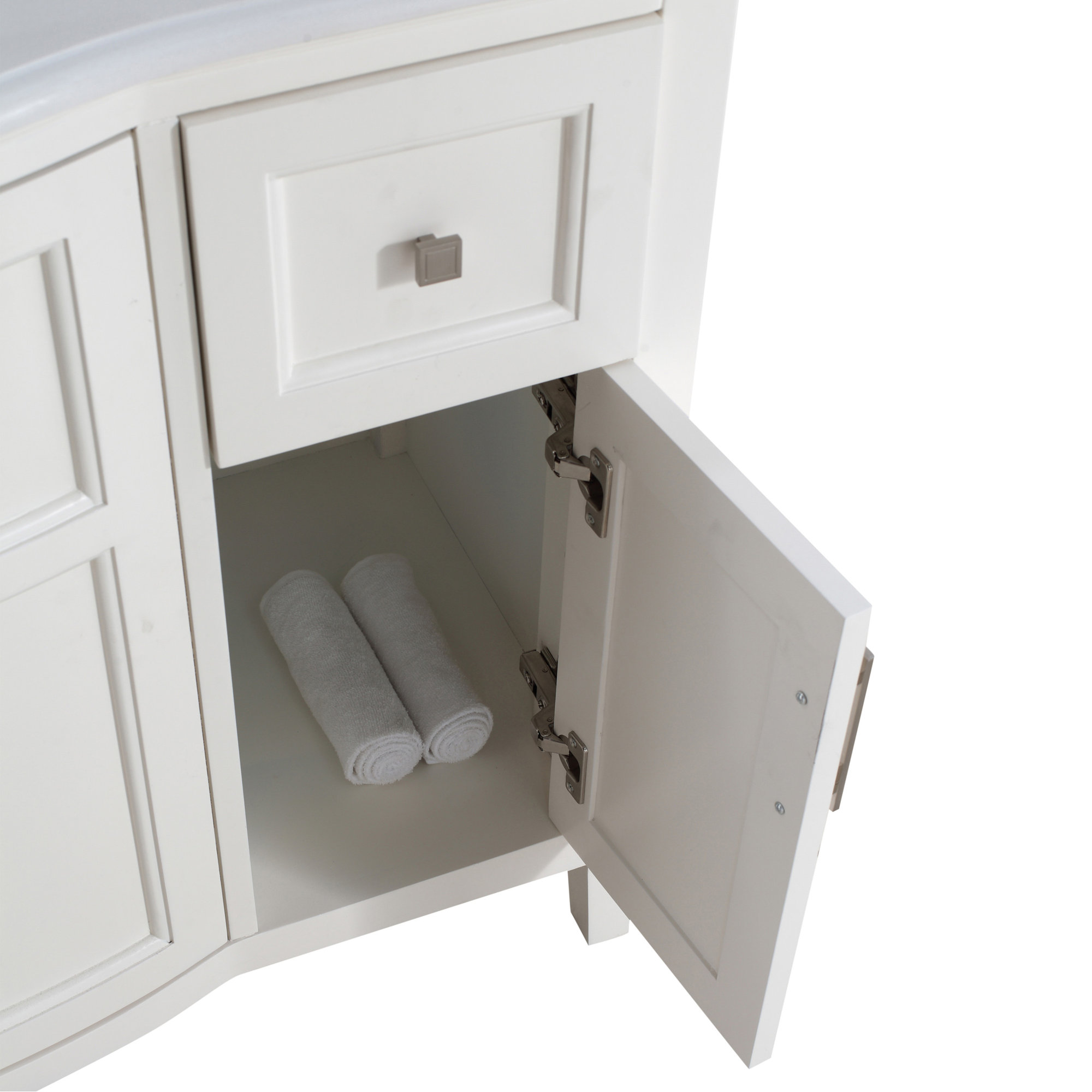 Simpli Home Winston 49" Single Rounded Front Bath Vanity Set & Reviews