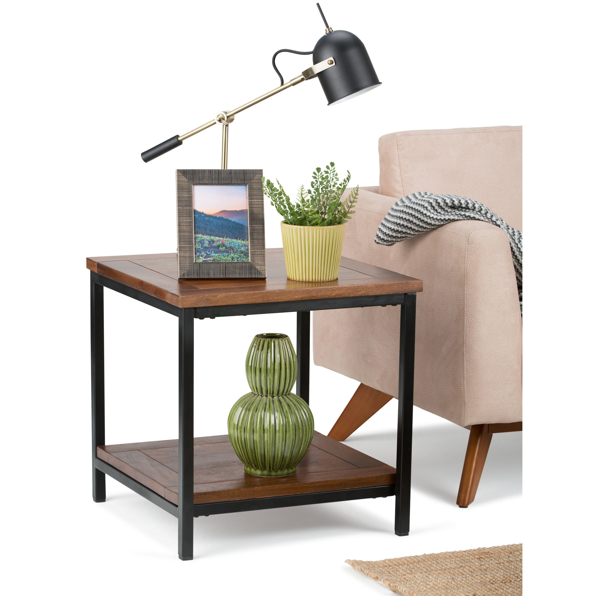 Simpli Home Skyler 22" End Table & Reviews Wayfair