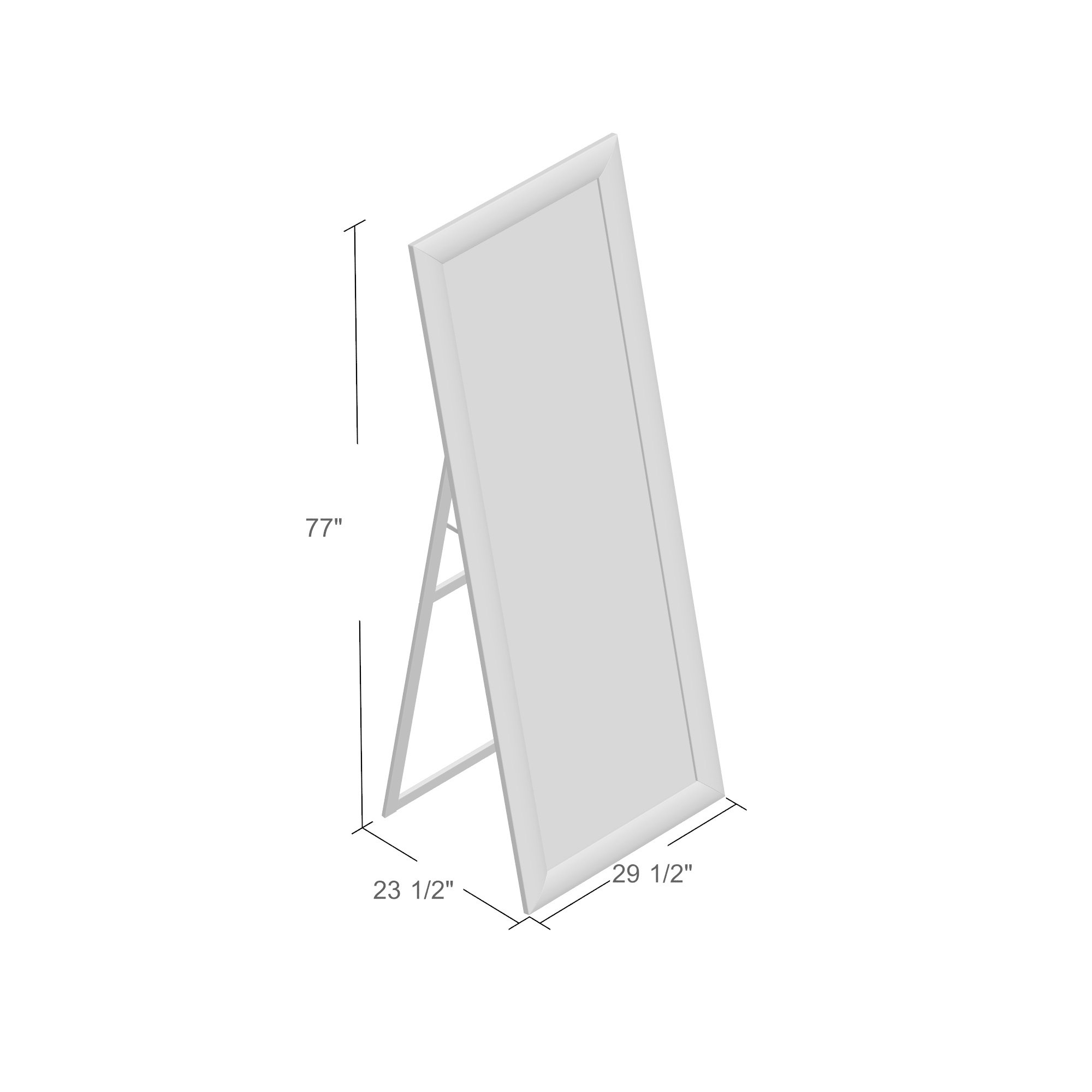 Wade Logan Wexford Standing Mirror & Reviews Wayfair