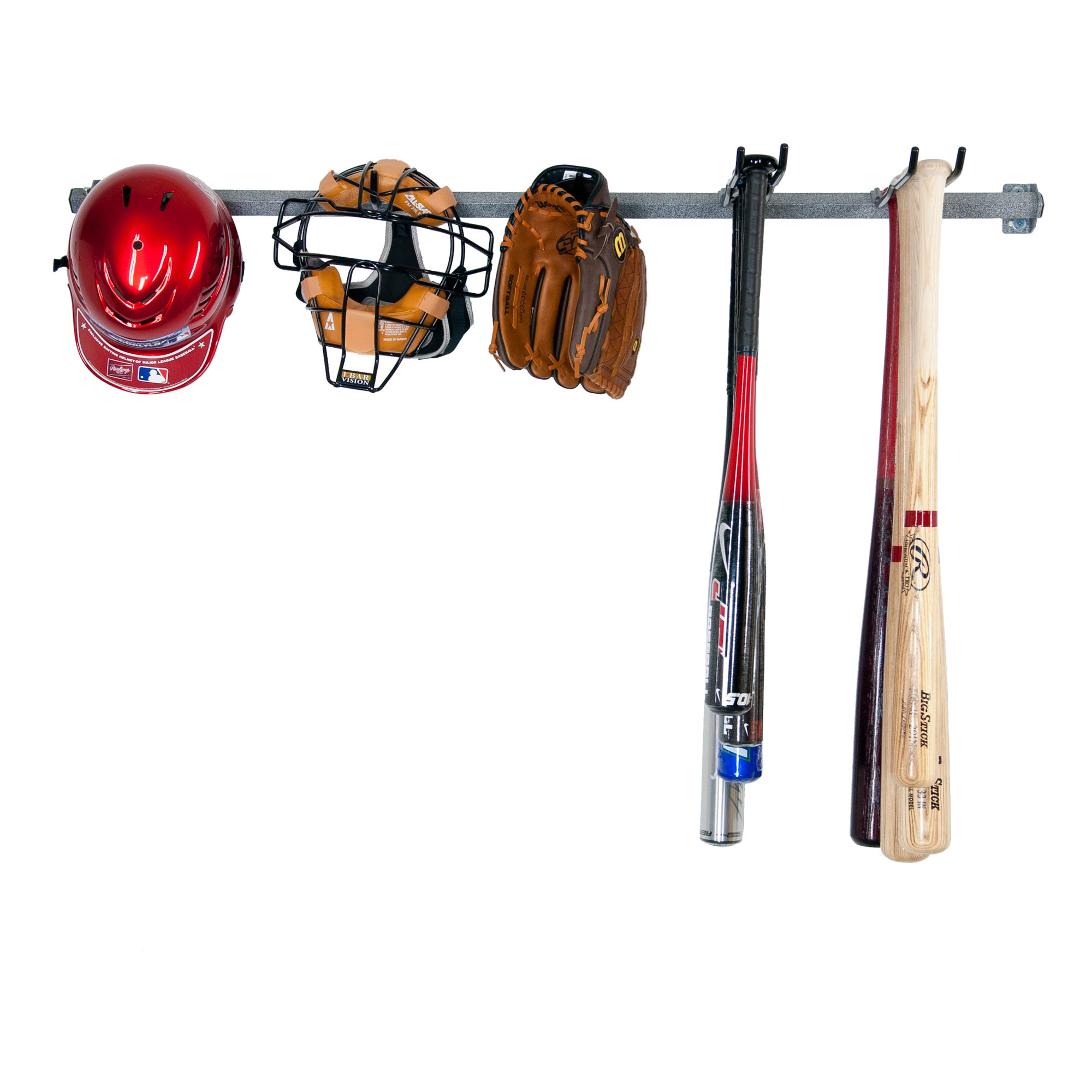 Monkey Bar 12 Baseball Large Wall Mounted Sports Rack & Reviews Wayfair