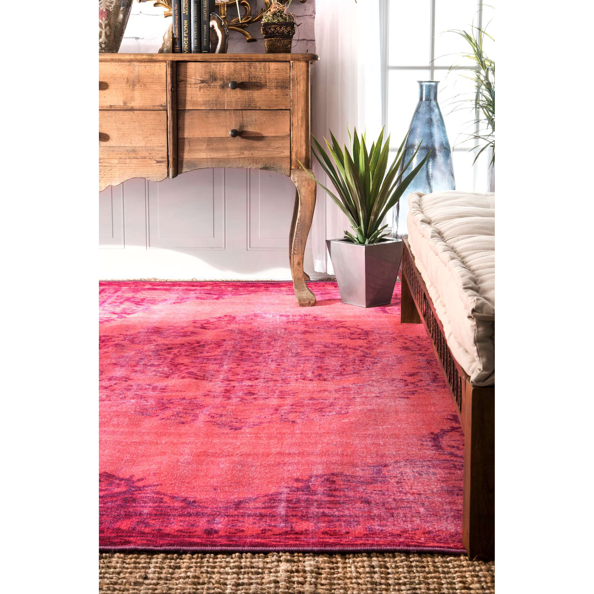 Remade Pink Area Rug & Reviews AllModern