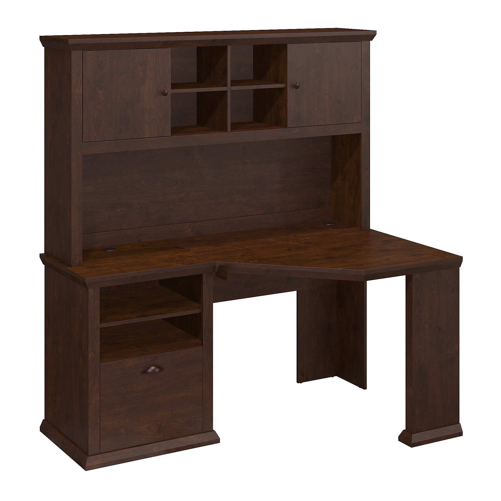 Three Posts Ferrell Corner Executive Desk with Hutch & Reviews Wayfair.ca