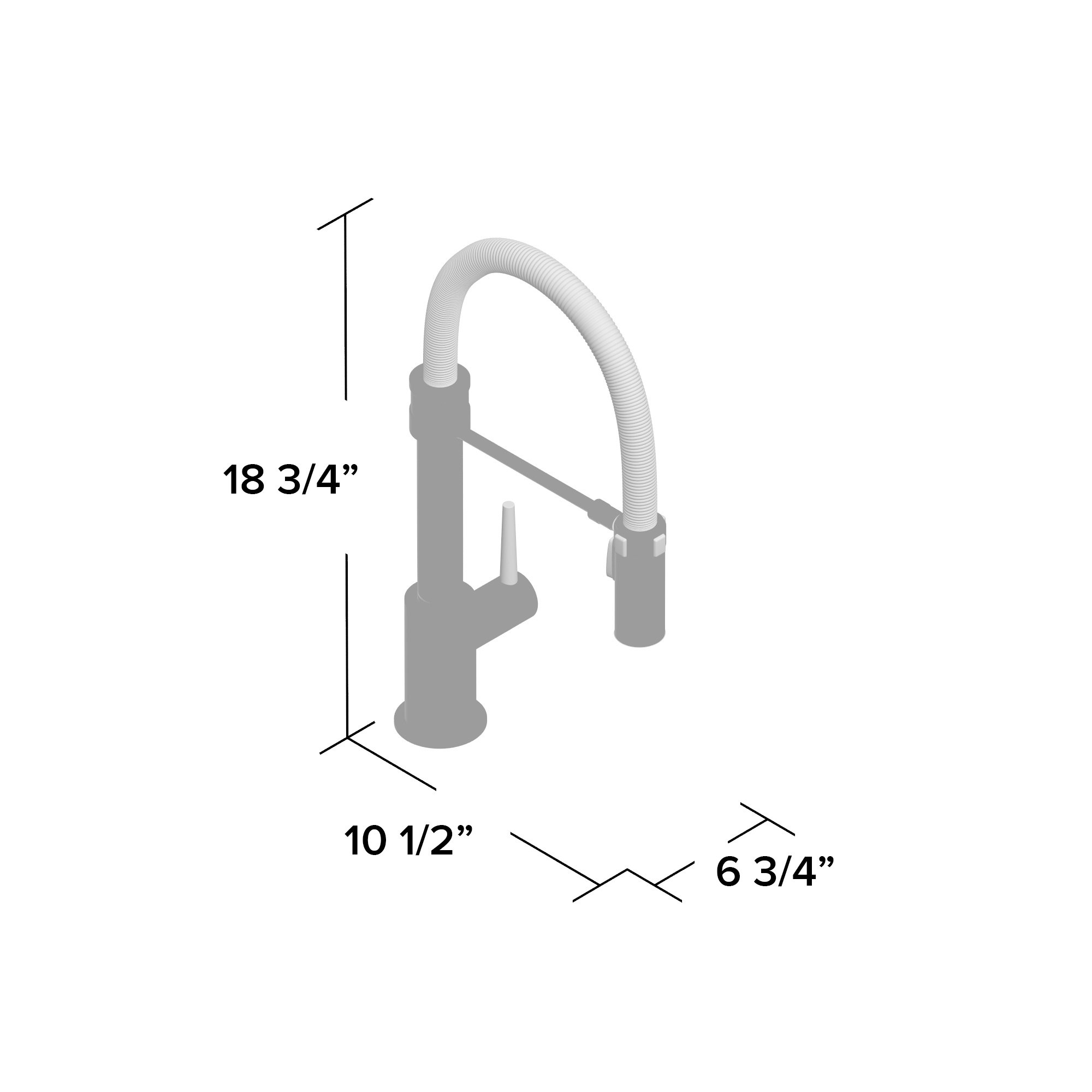 Trinsic Kitchen Single Handle Pull Down Standard Kitchen Faucet Trinsic Kitchen Single Handle Pull Down Standard Kitchen Faucet