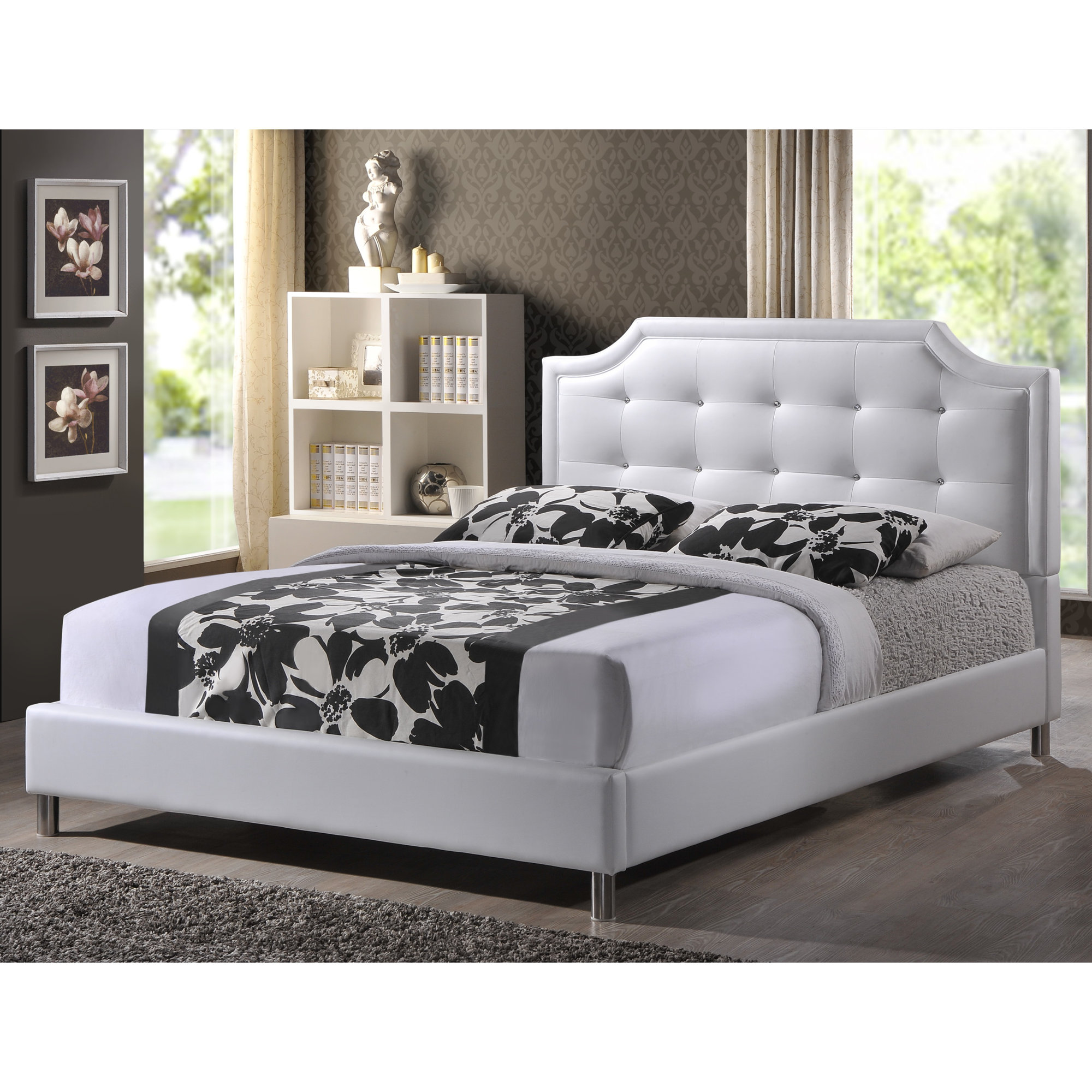 Mercer41™ Blanke Upholstered Platform Bed & Reviews Wayfair