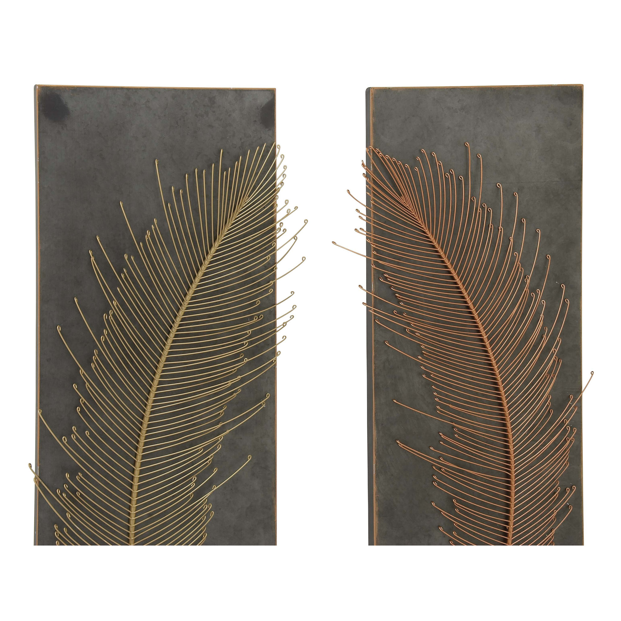 Cole & Grey 2 Piece Metal Wall Decor Set & Reviews Wayfair