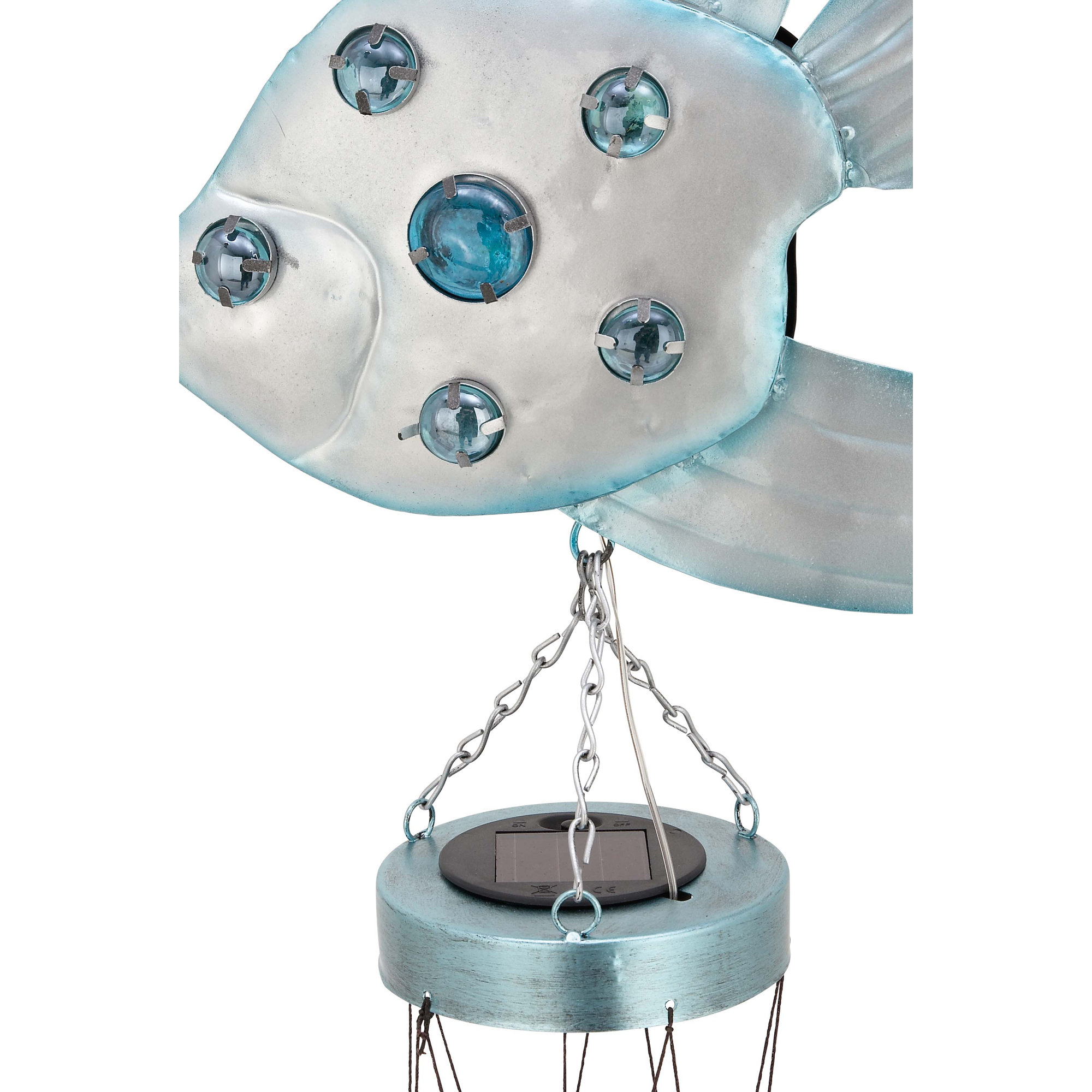 Cole Grey Metal Fish Wind Chime Wayfair Metal Fish Wind Chime