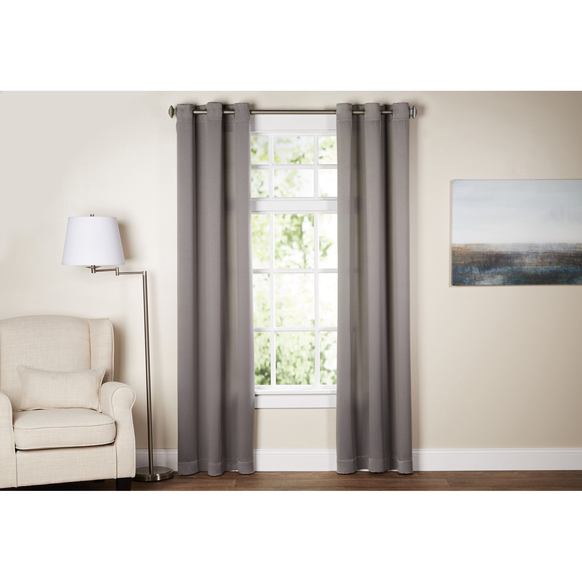 Wayfair Basics™ Wayfair Basics Solid Blackout Curtain Panels & Reviews ...