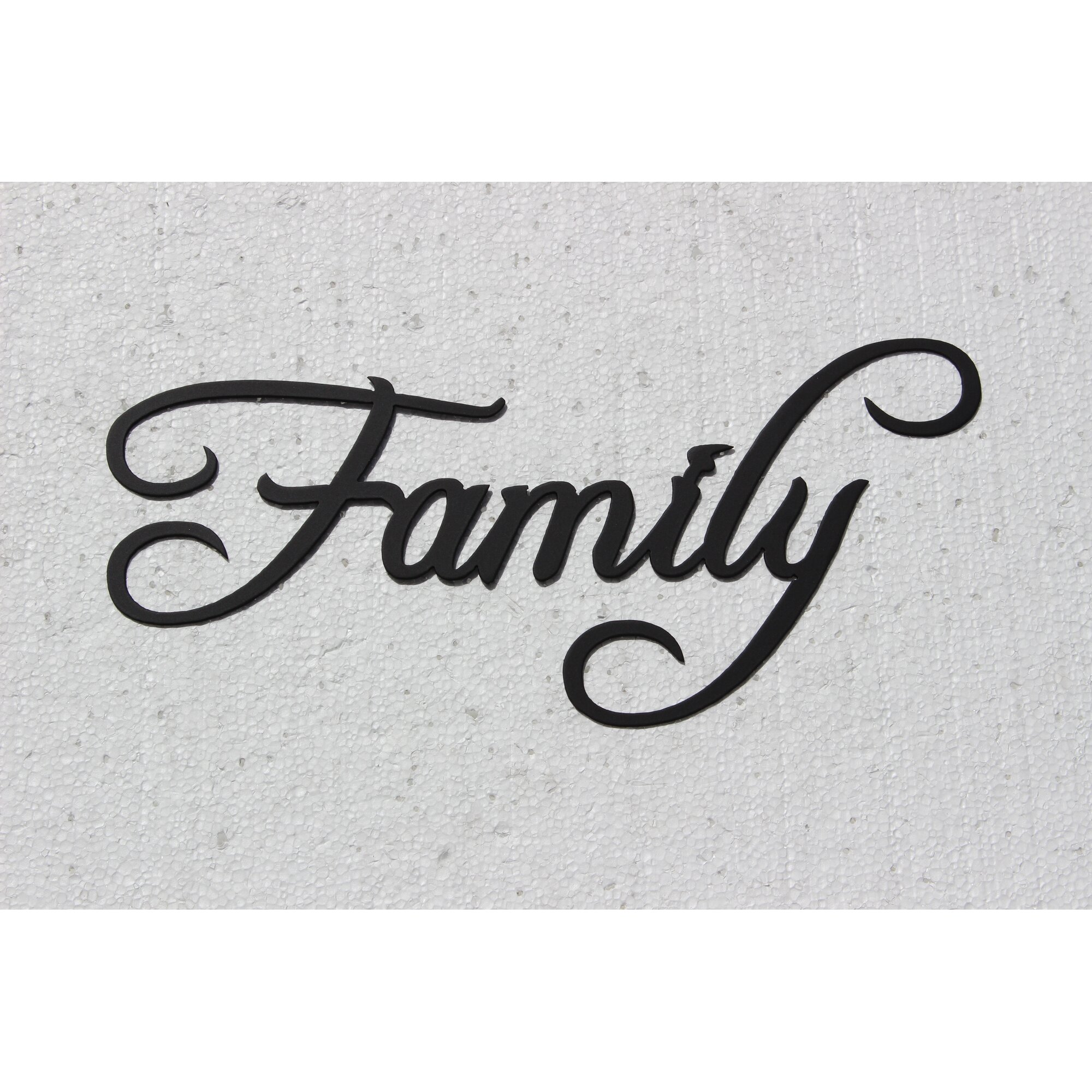 Fleur De Lis Living Family Word Sign Fancy Script Wall ...