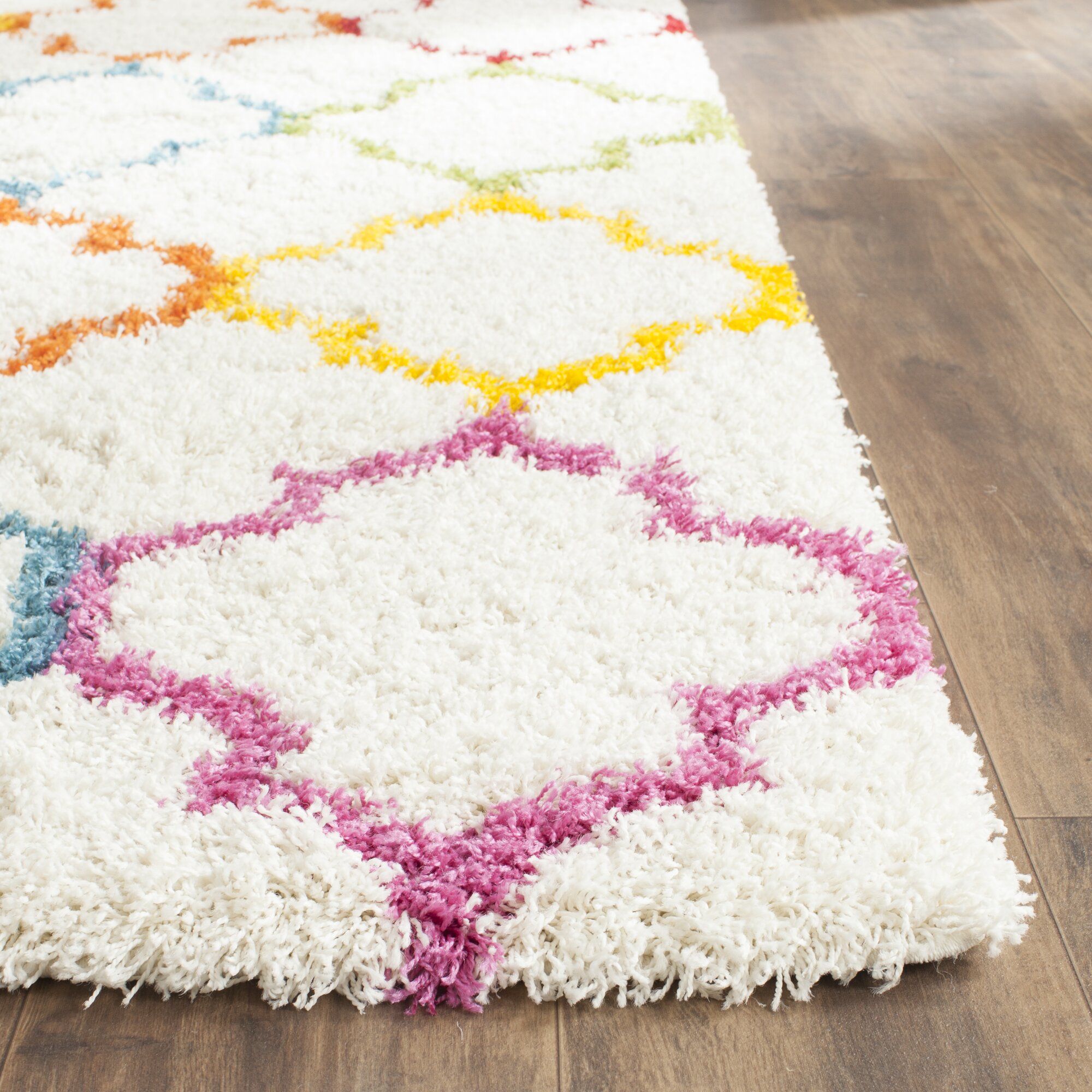 Sasha Rainbow Kids Area Rug & Reviews