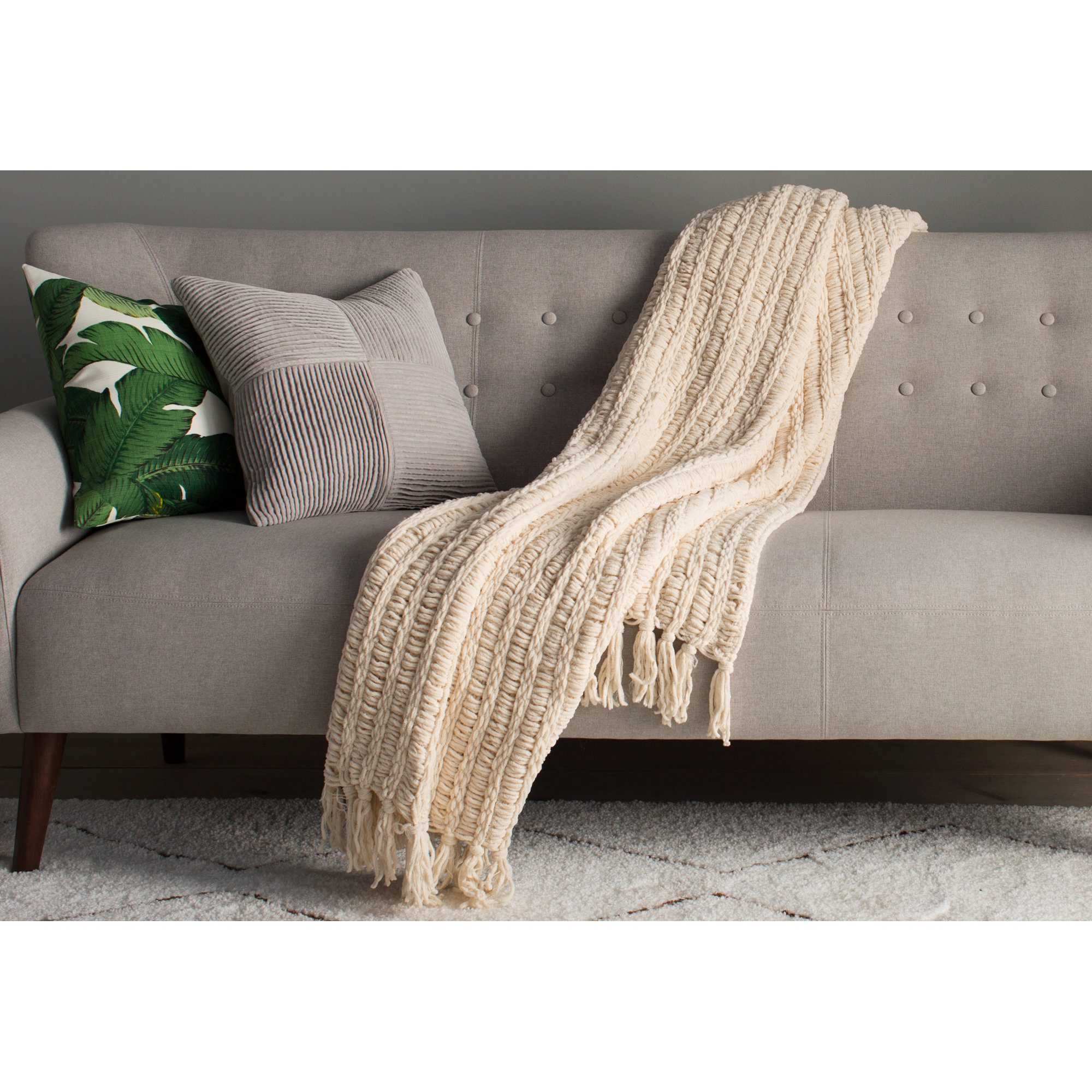 J&M Home Fashions Luxury Chenille Throw Blanket & Reviews Wayfair