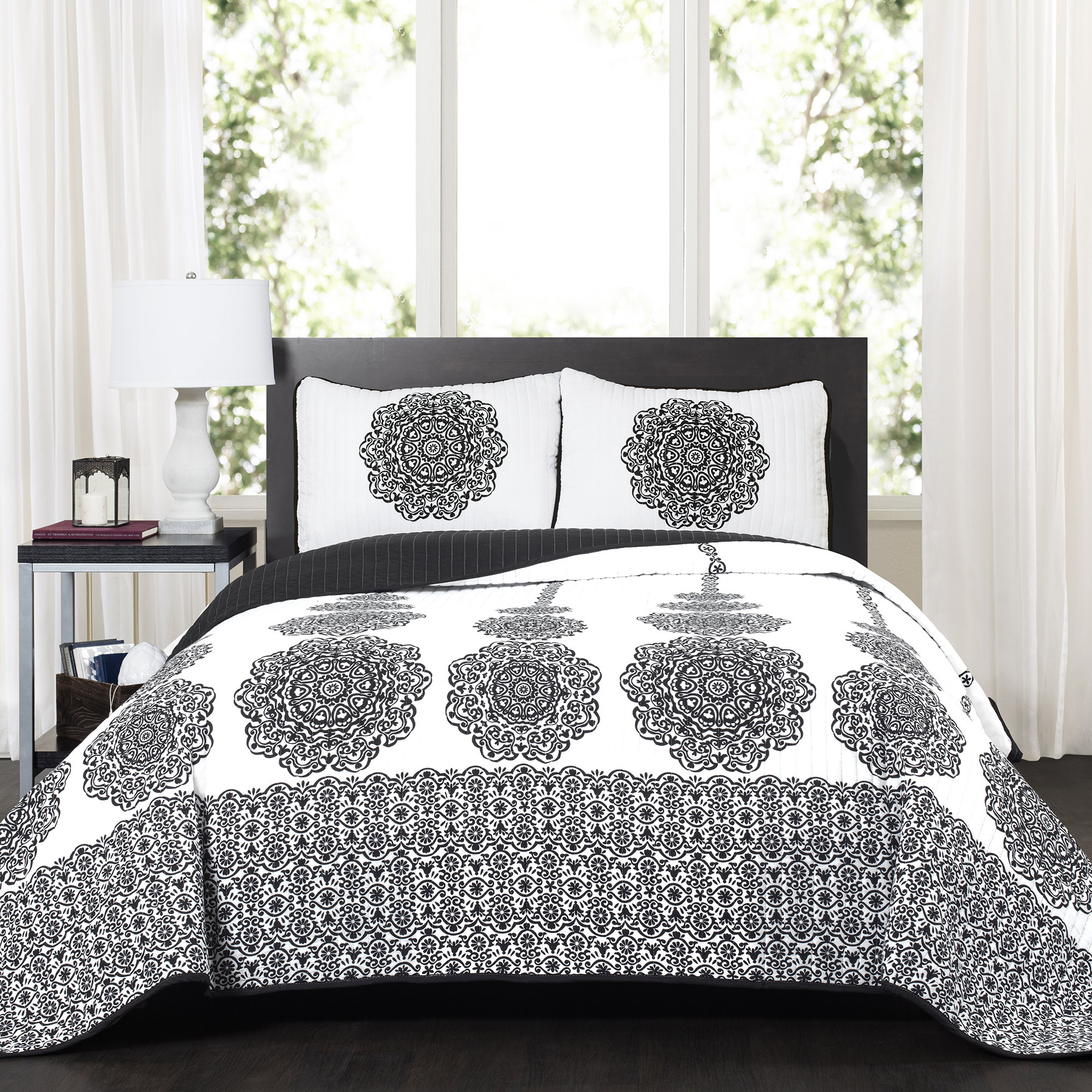 Mistana Nemeara 3 Piece Quilt Set Reviews Wayfair Nemeara 3 Piece Quilt Set