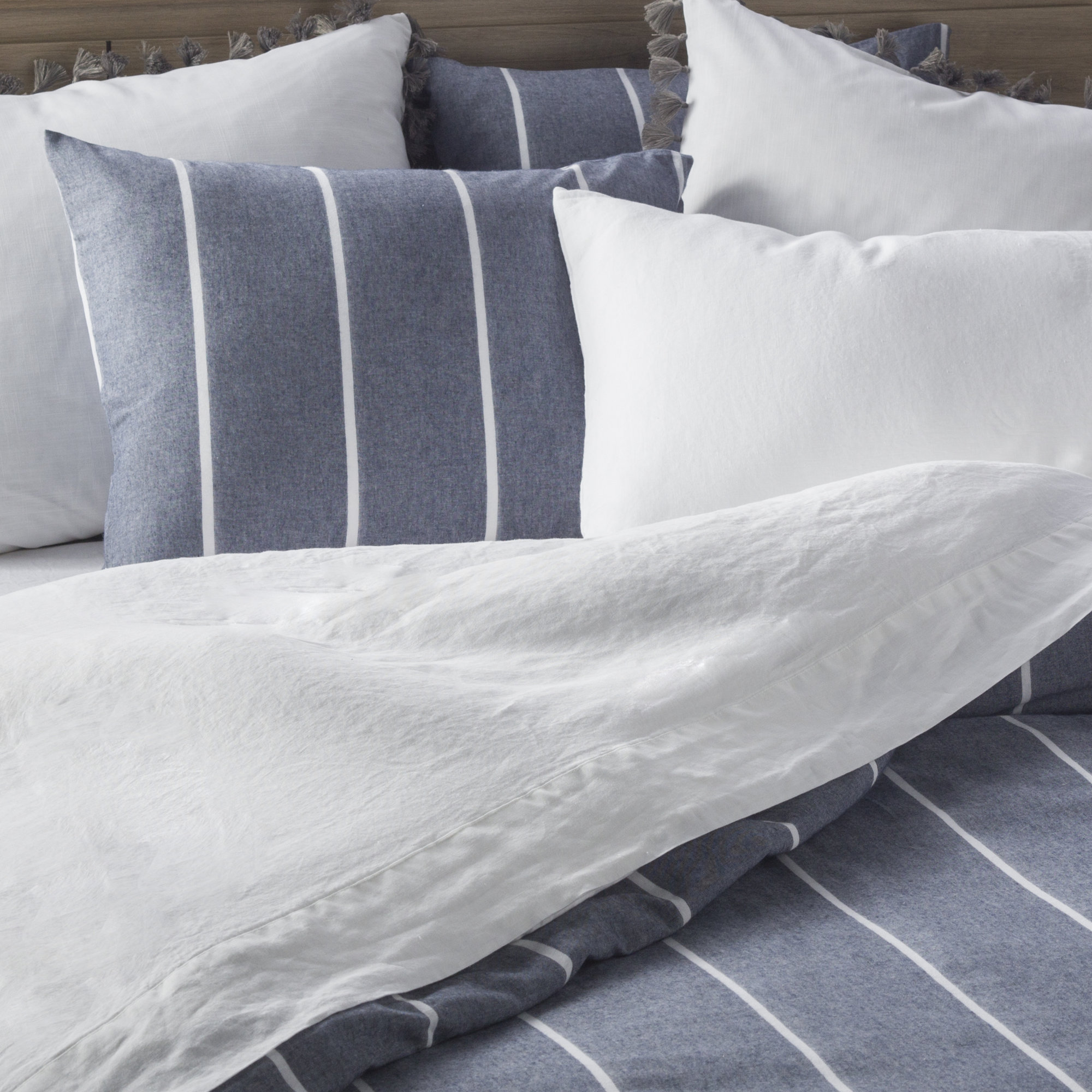 Birch Lane™ Bernadette Washed Belgian Linen Sheet Set & Reviews Wayfair