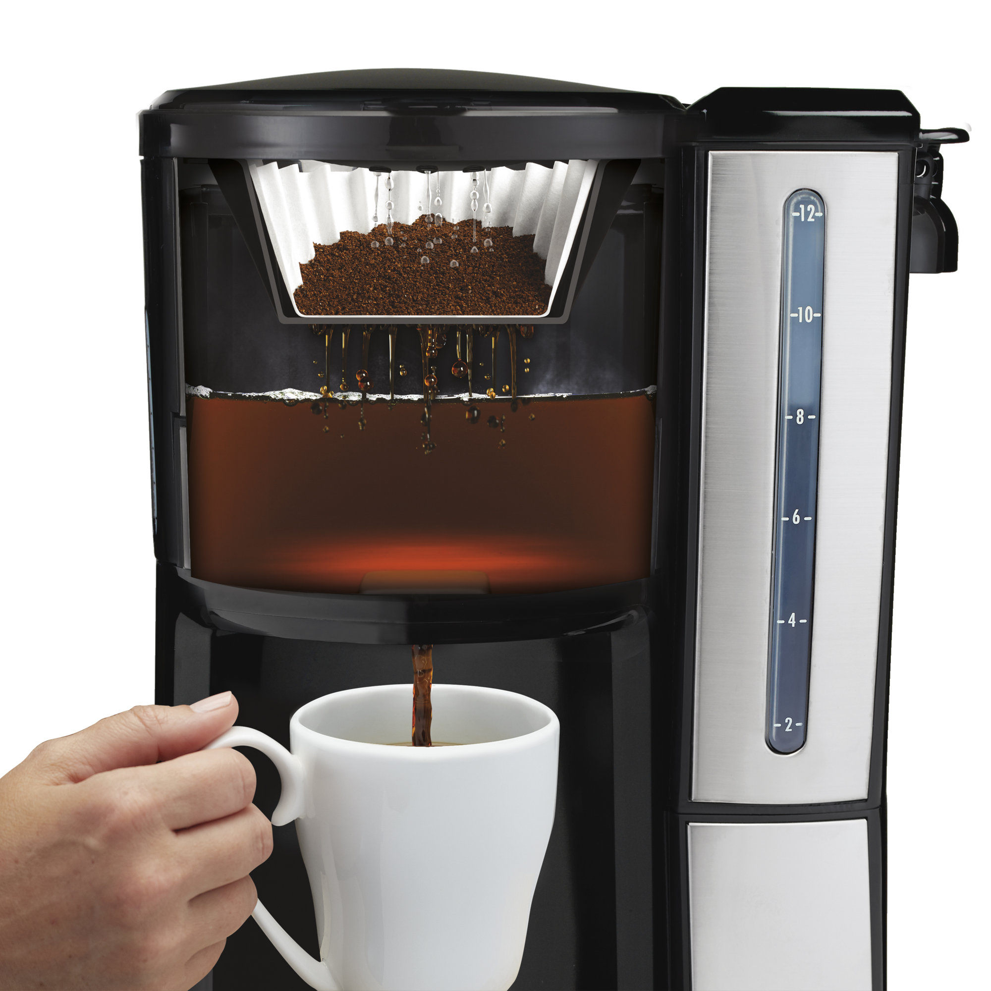 Hamilton Beach BrewStation 12Cup Dispensing Coffee Maker & Reviews