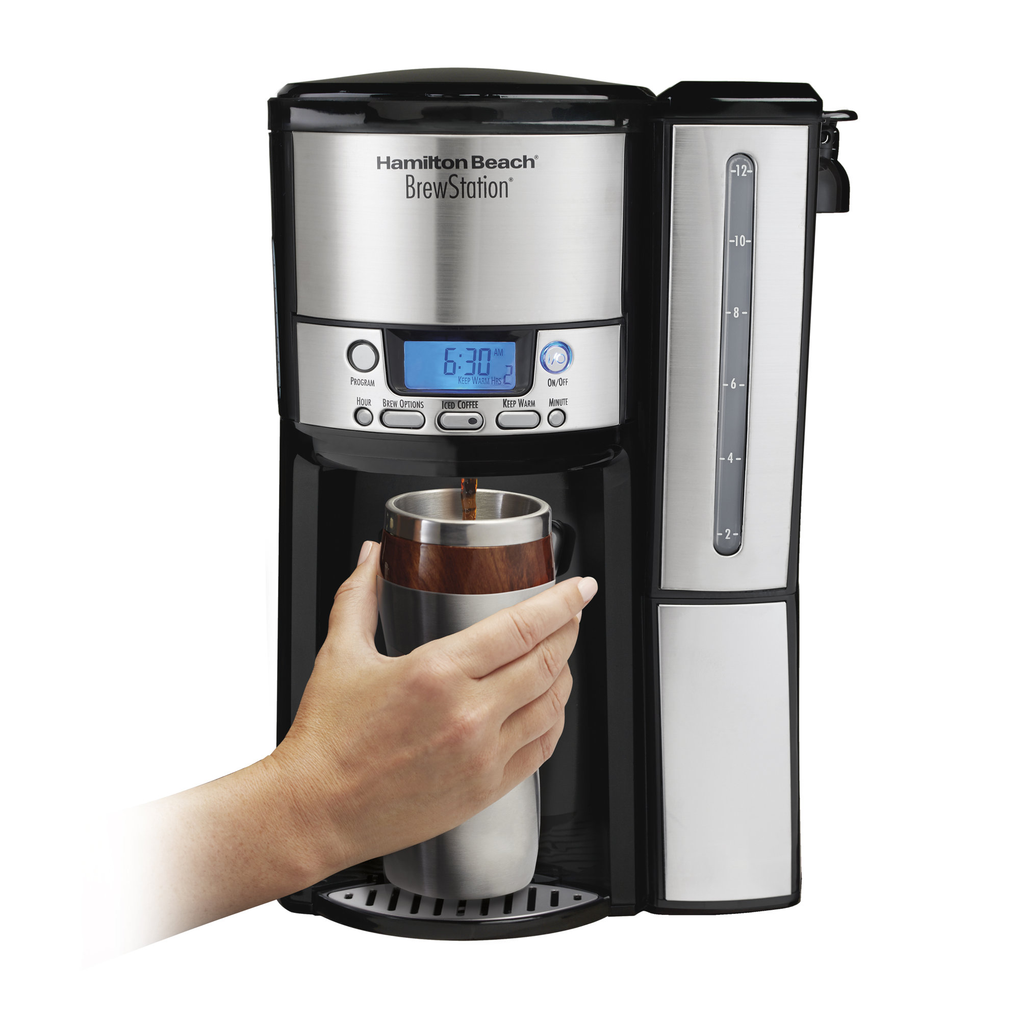 Hamilton Beach BrewStation 12Cup Dispensing Coffee Maker & Reviews