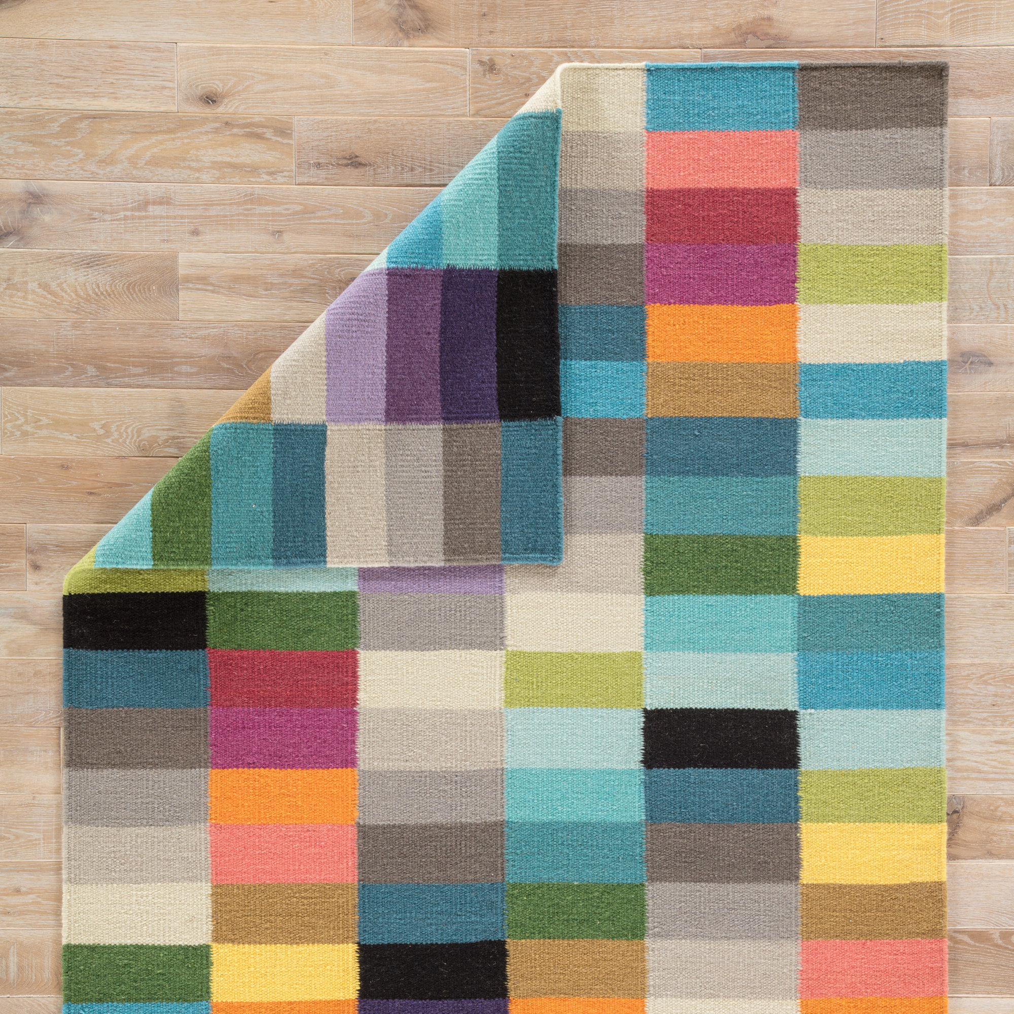 Zipcode Design Garvin Wool Flat Weave Multicolor Area Rug & Reviews