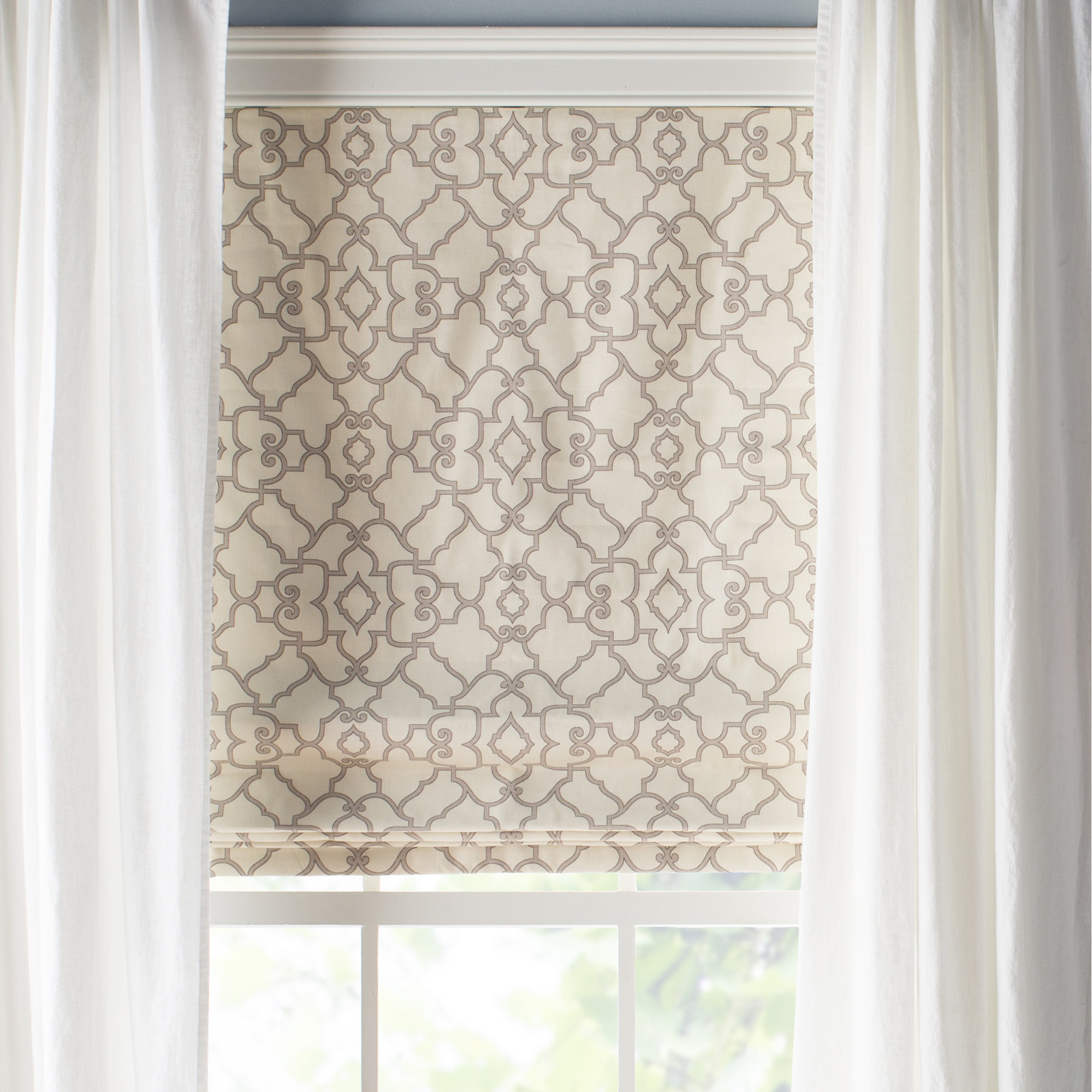 Loom Decor Trellis Flat Roman Shade & Reviews Wayfair