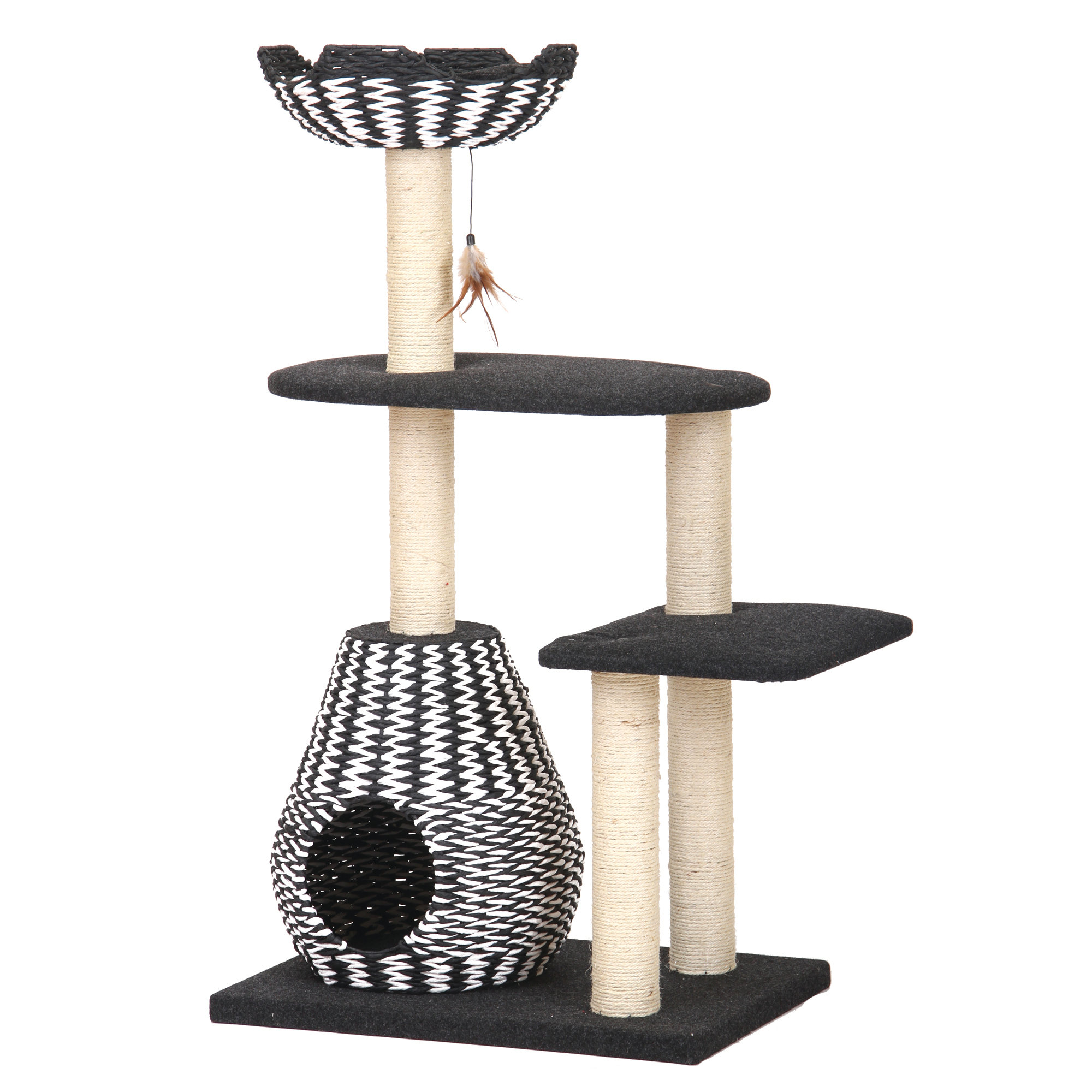 PetPals 49" Contemporary Cat Tree & Reviews Wayfair