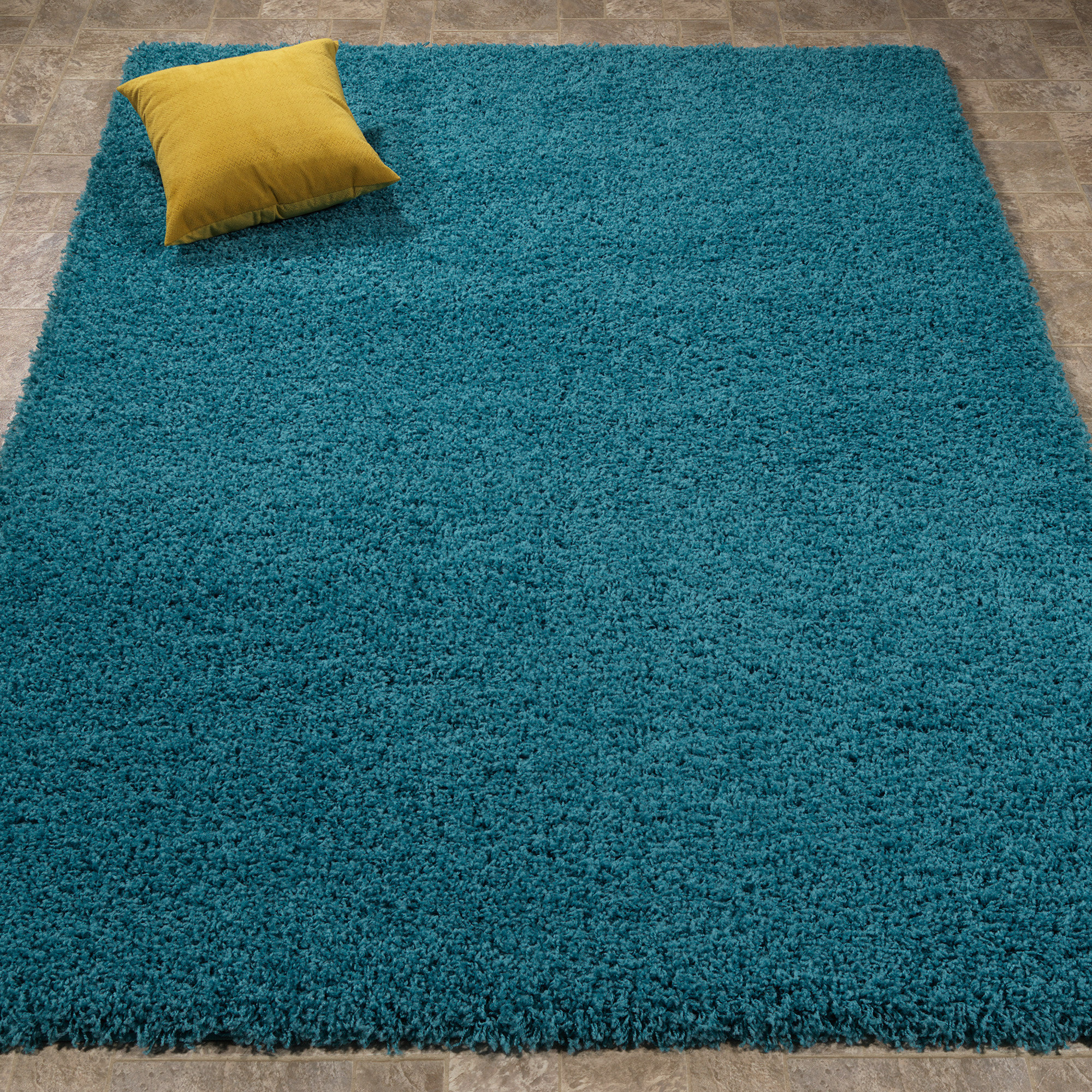 sweet home stores Cozy Turquoise Blue Area Rug & Reviews Wayfair