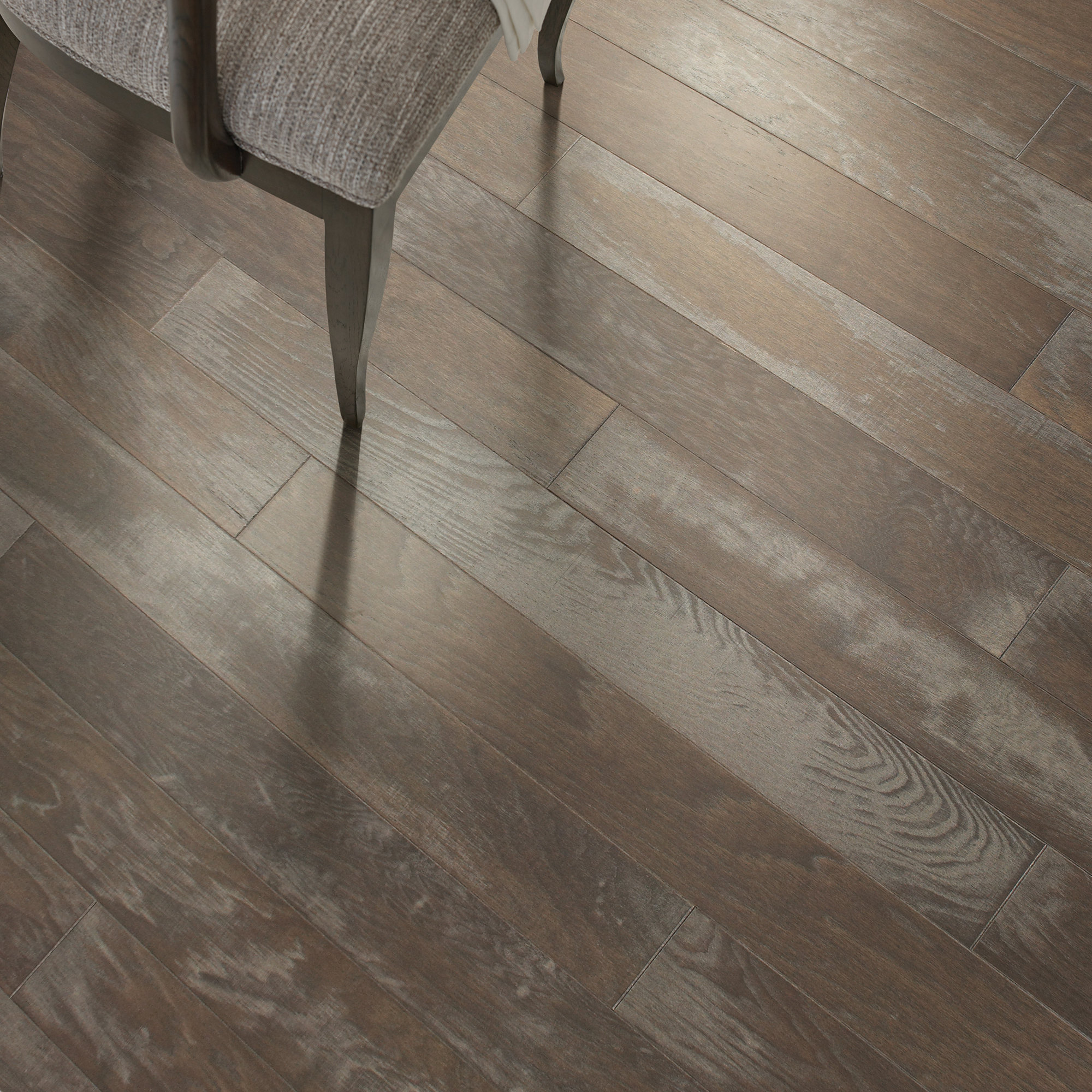 Shaw Floors Chic Hickory 4.8" Engineered Hardwood Flooring in Uptown
