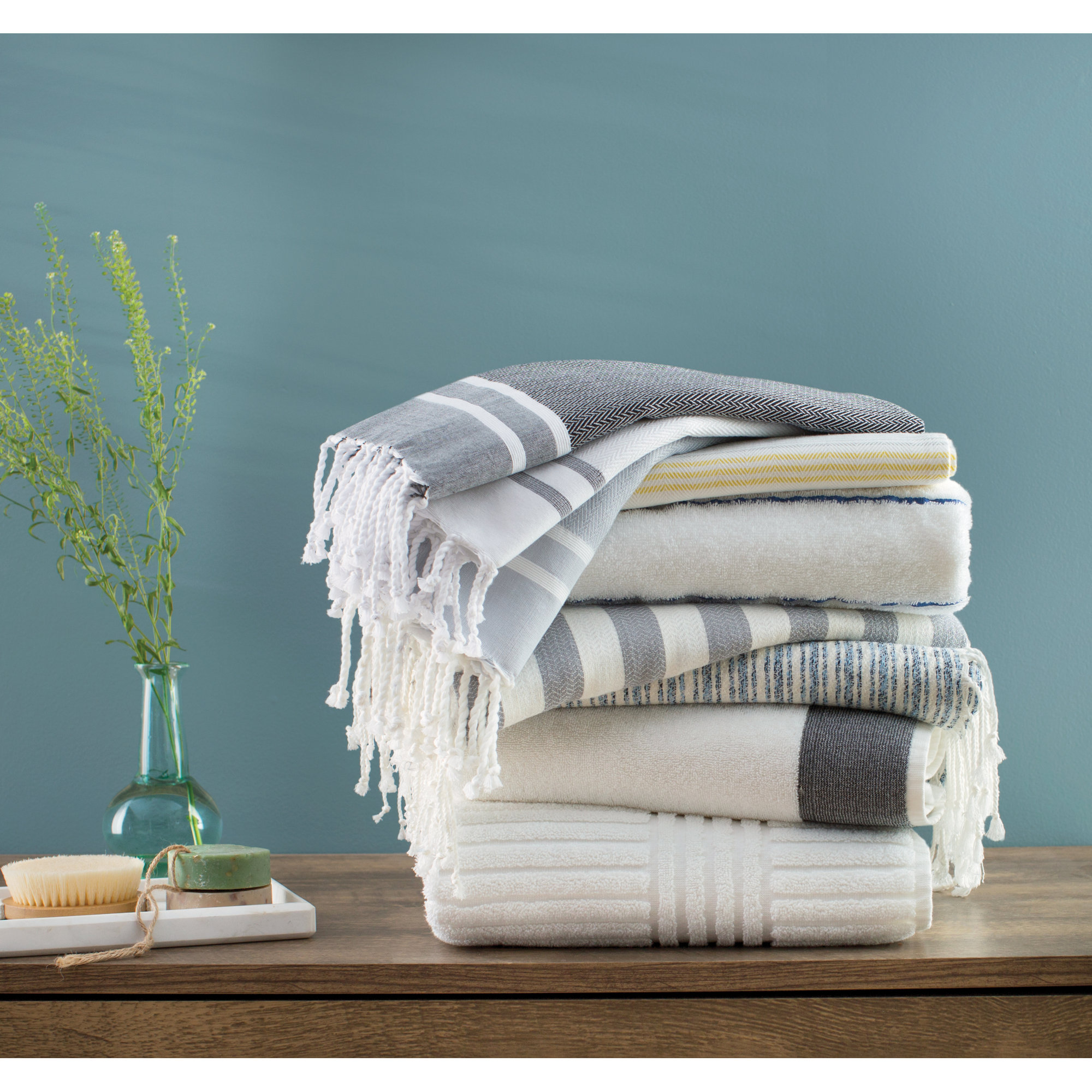 Bare Cotton Luxury Hotel and Spa Towel 100 Genuine Turkish Cotton Pool Beach Towel & Reviews