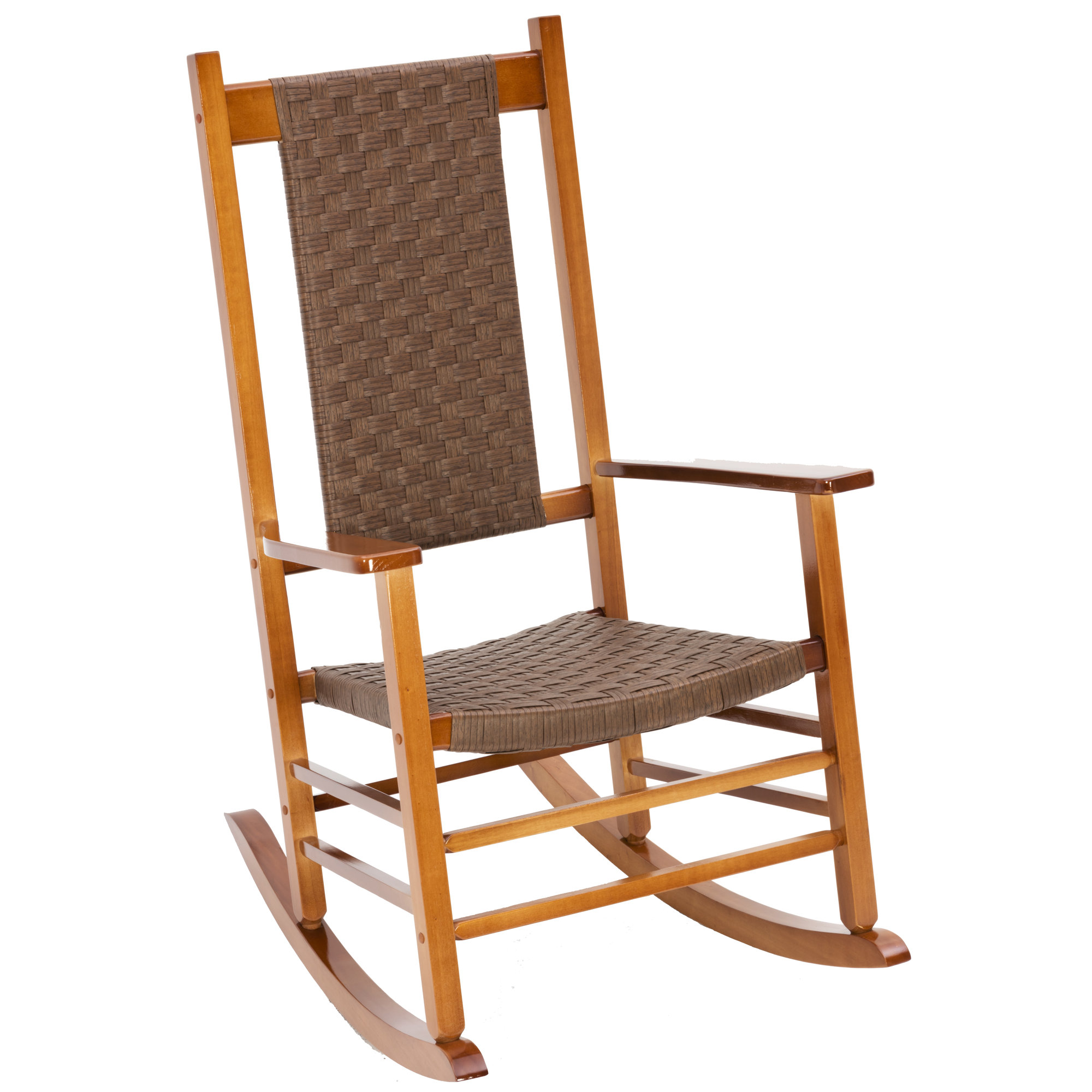 JackPost Knollwood Wicker Rocking Chair & Reviews Wayfair