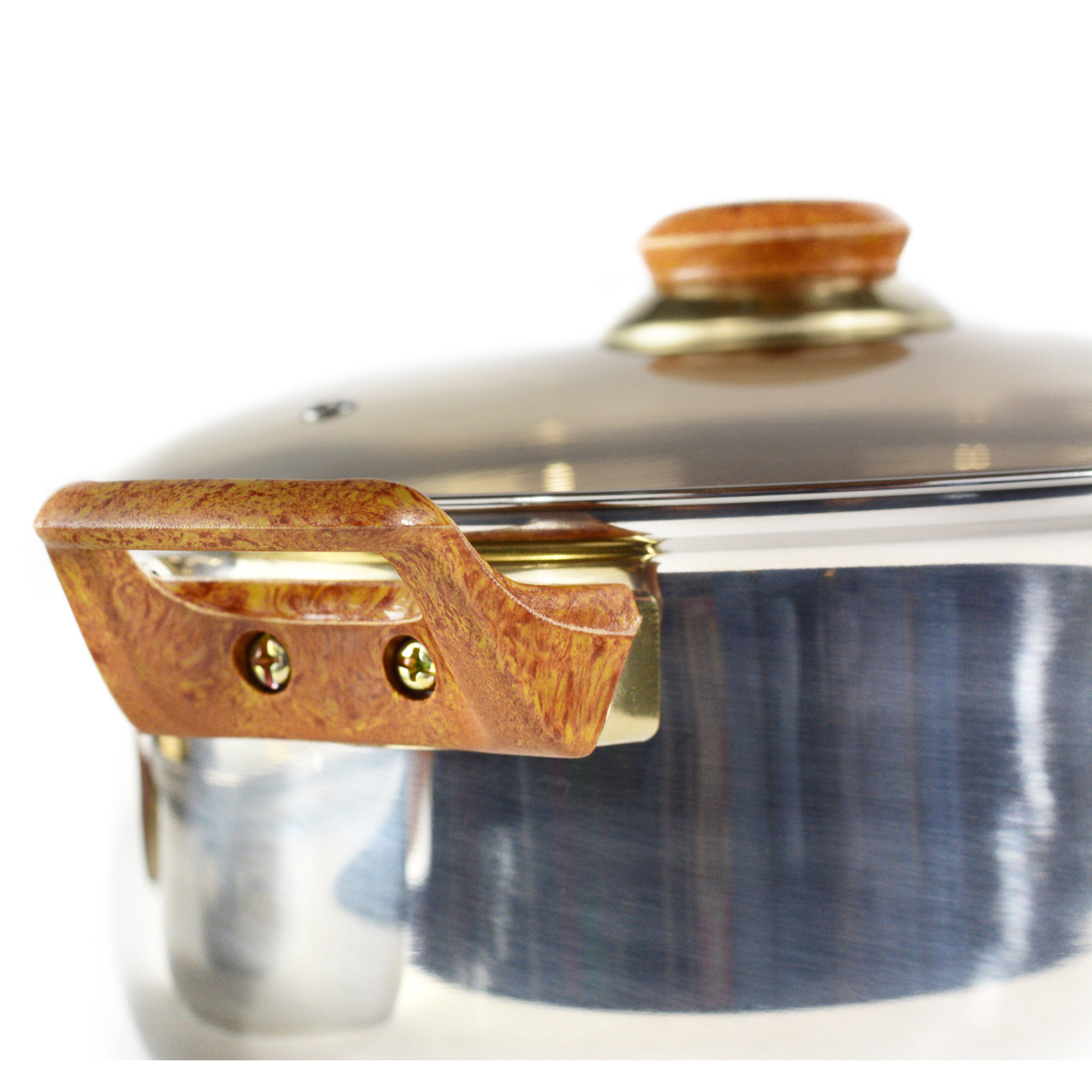 Gourmet Chef Gourmet Chef 12 Stainless Steel Piece Cookware Set