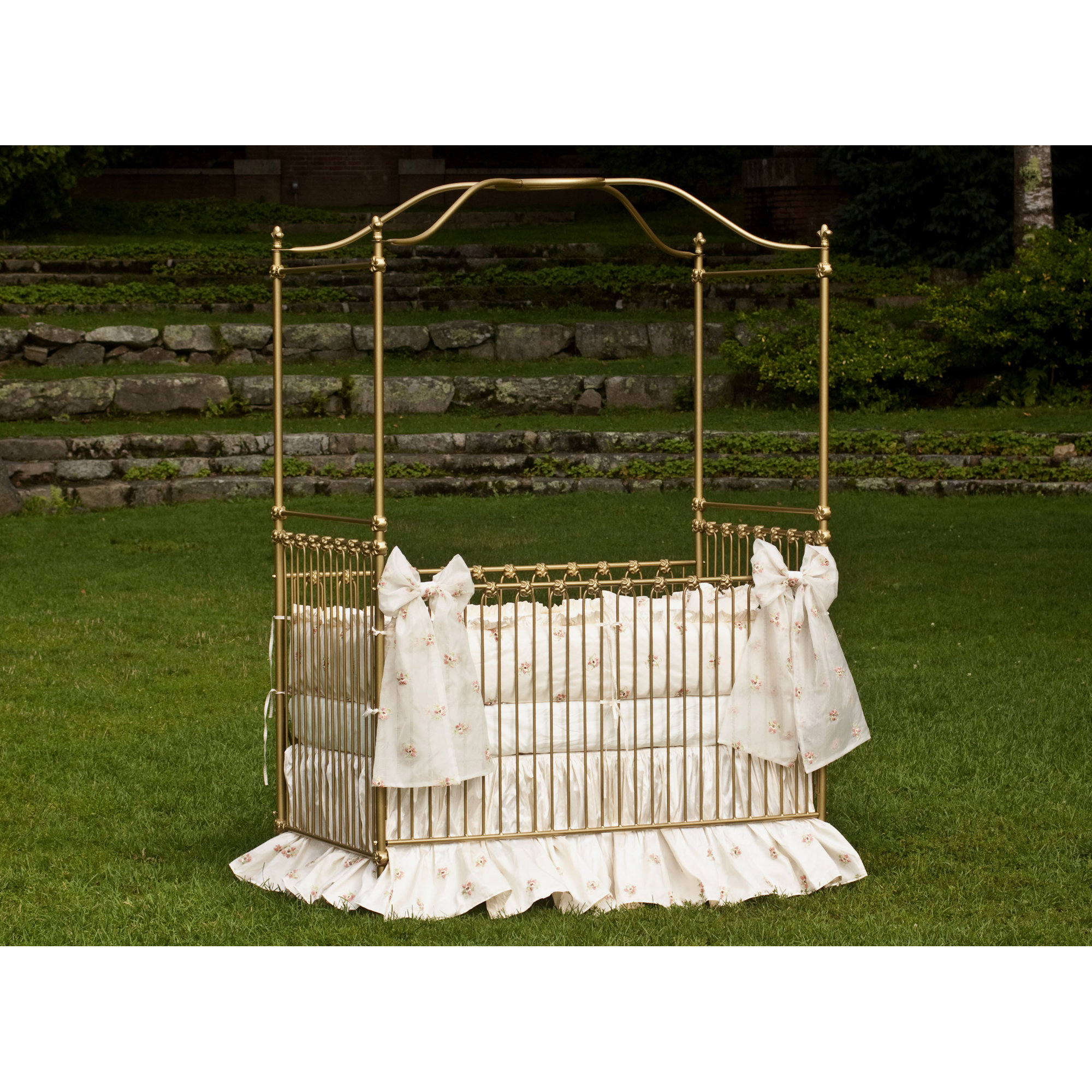 Corsican Stationary Canopy Crib Wayfair