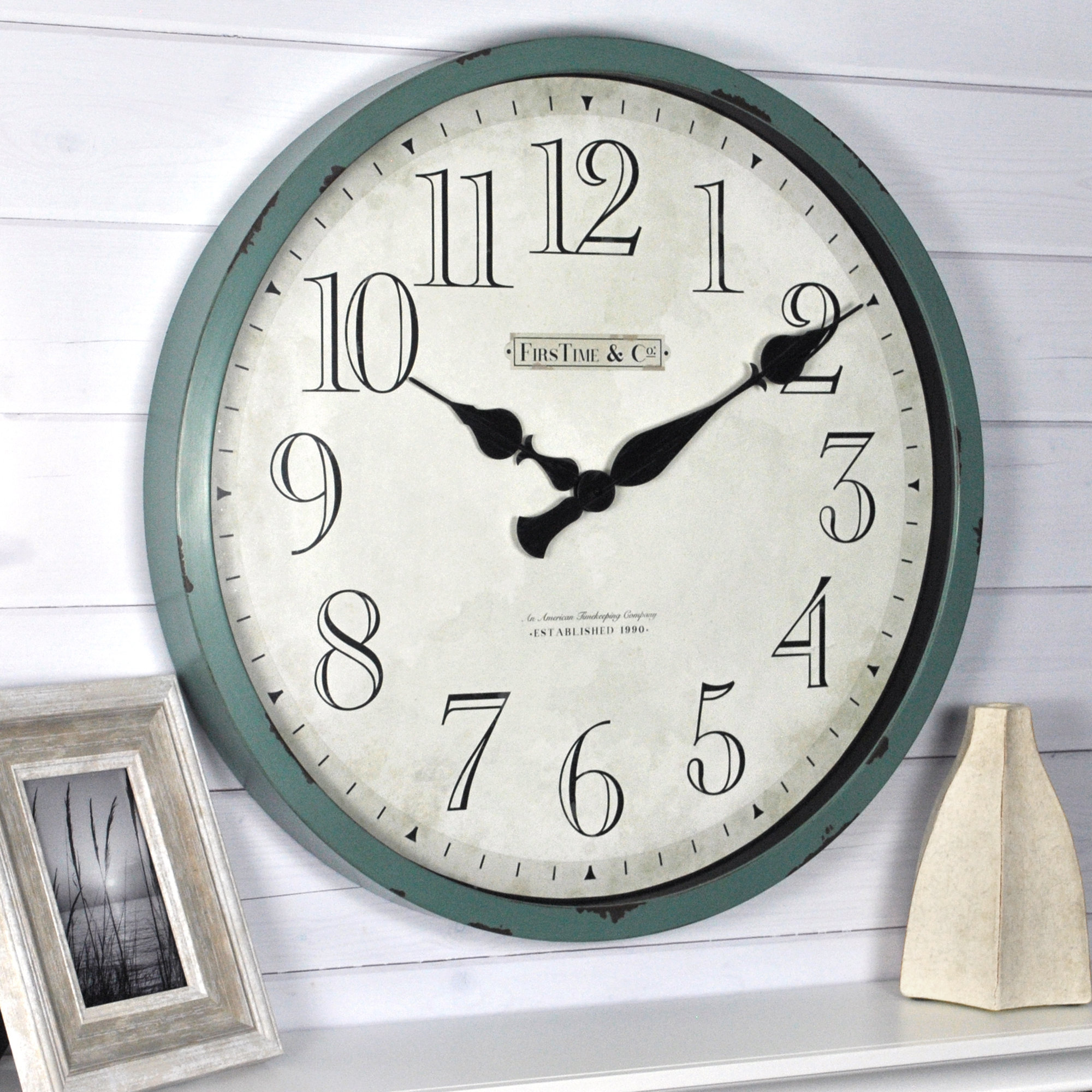 August Grove Oversized 24" Wall Clock Wayfair.ca