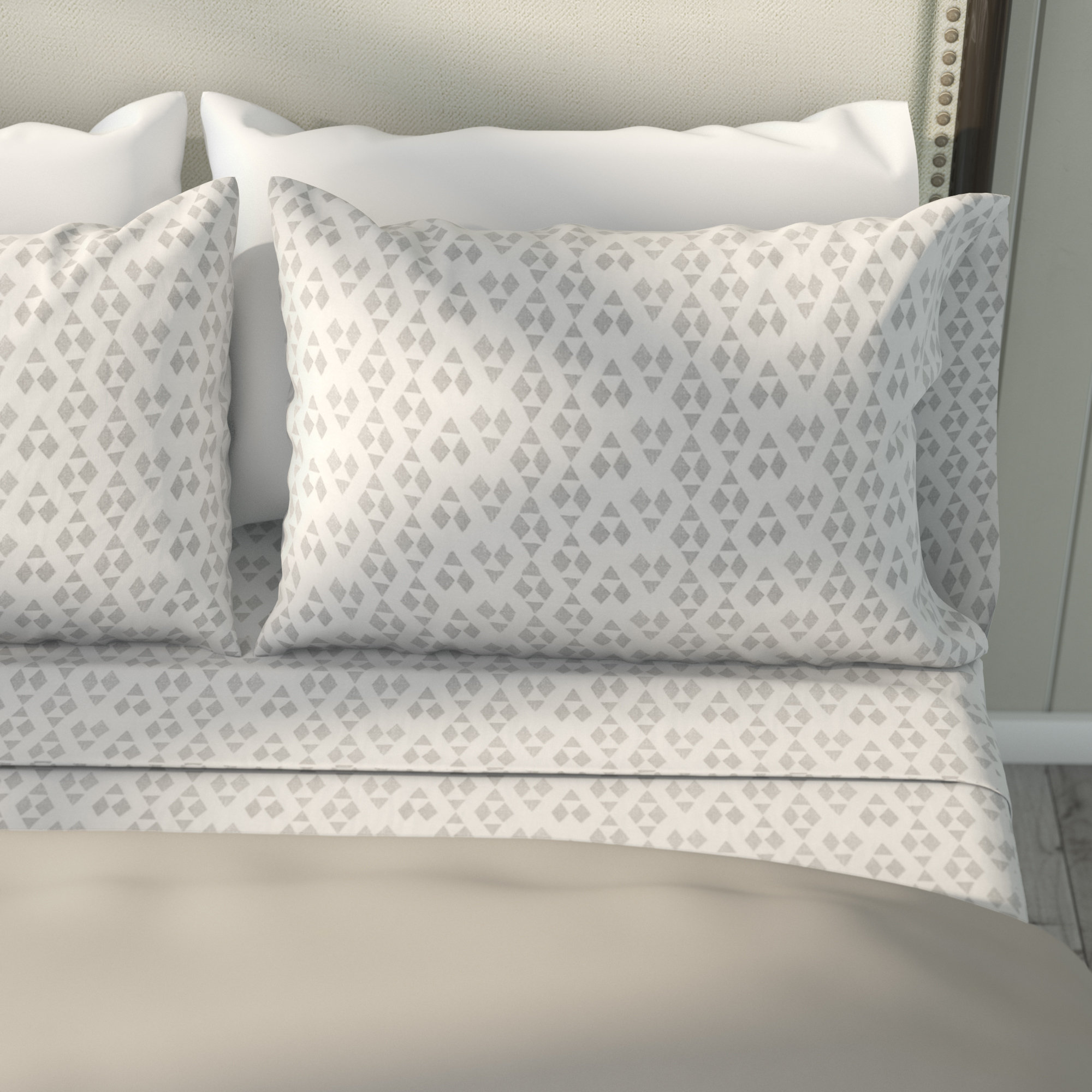 Modern Sheet Set - Laurel Foundry Modern Farmhouse Mosley Cotton Sheet Set modern sheet set - laurel foundry modern farmhouse mosley cotton sheet set