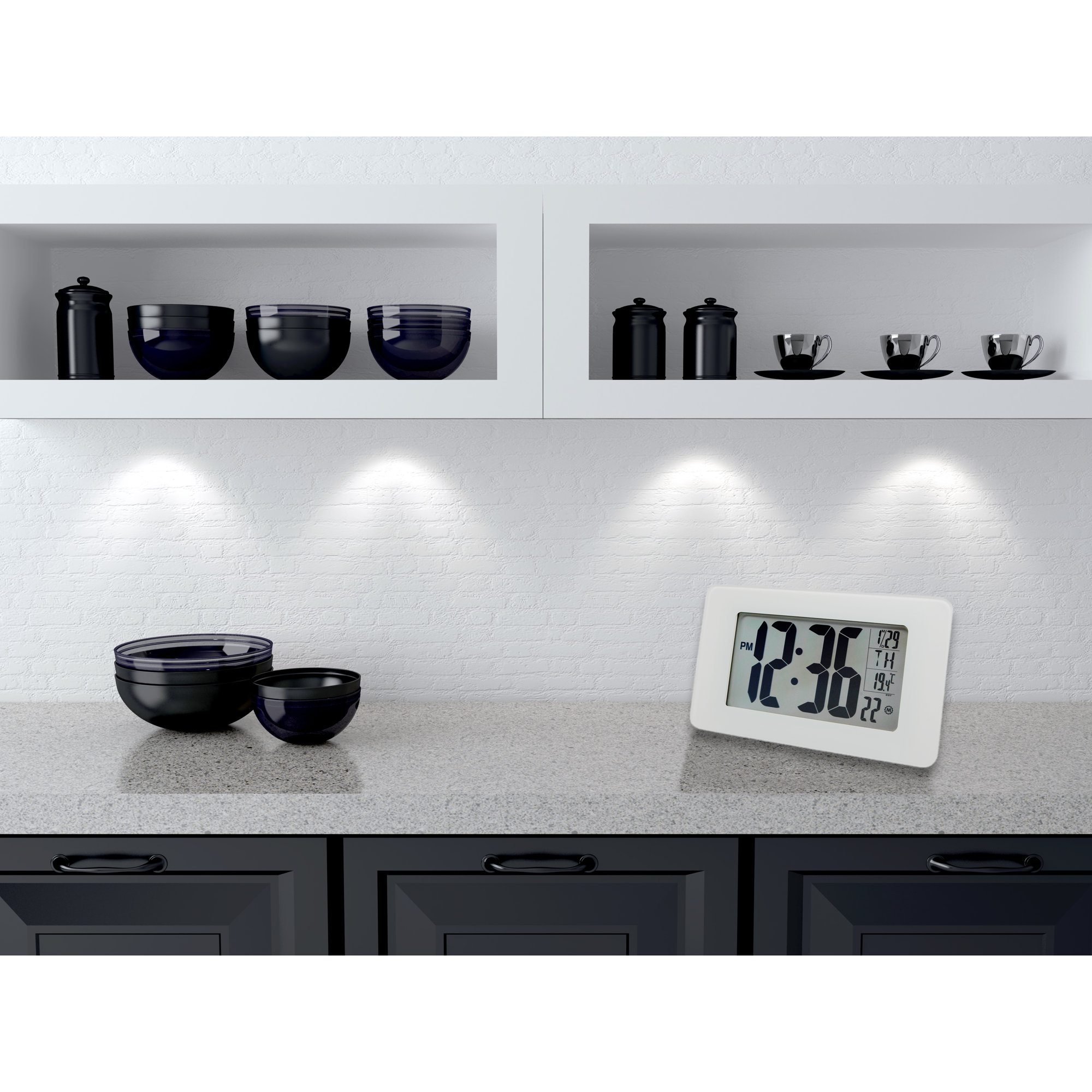 Marathon Watch Company Atomic SelfSetting/Adjusting Wall Clock w