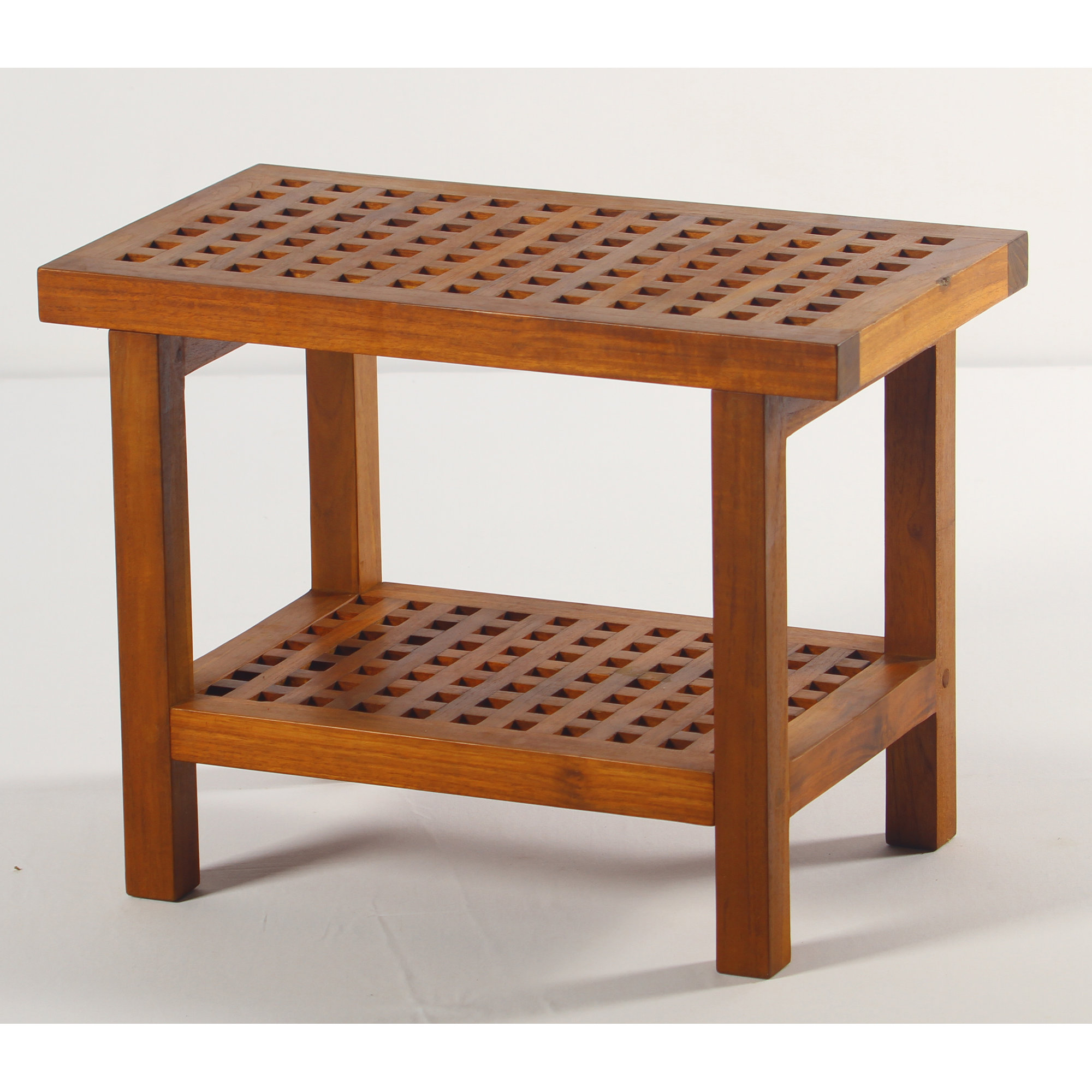 Aqua Teak Grate Teak Shower Seat & Reviews Wayfair